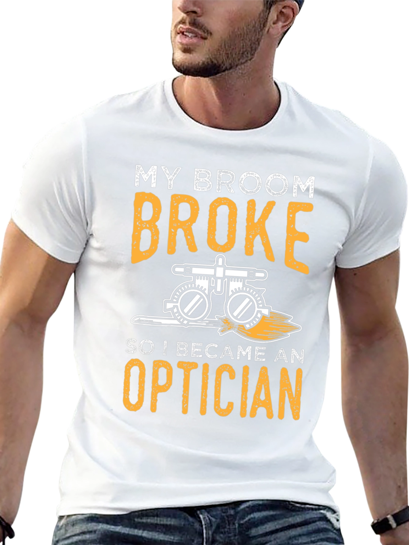 My Broom Broke Optician T-Shirt