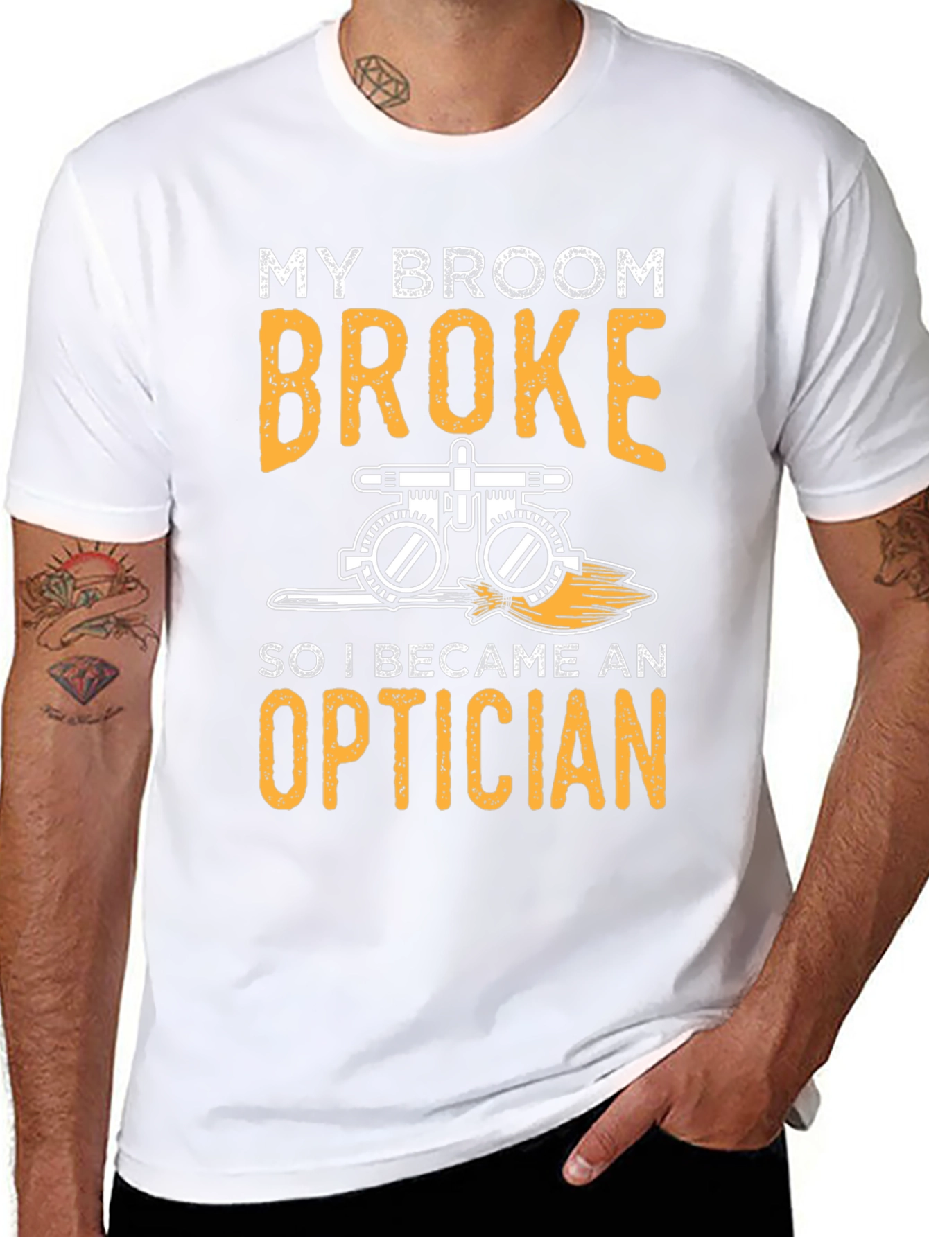 My Broom Broke Optician T-Shirt