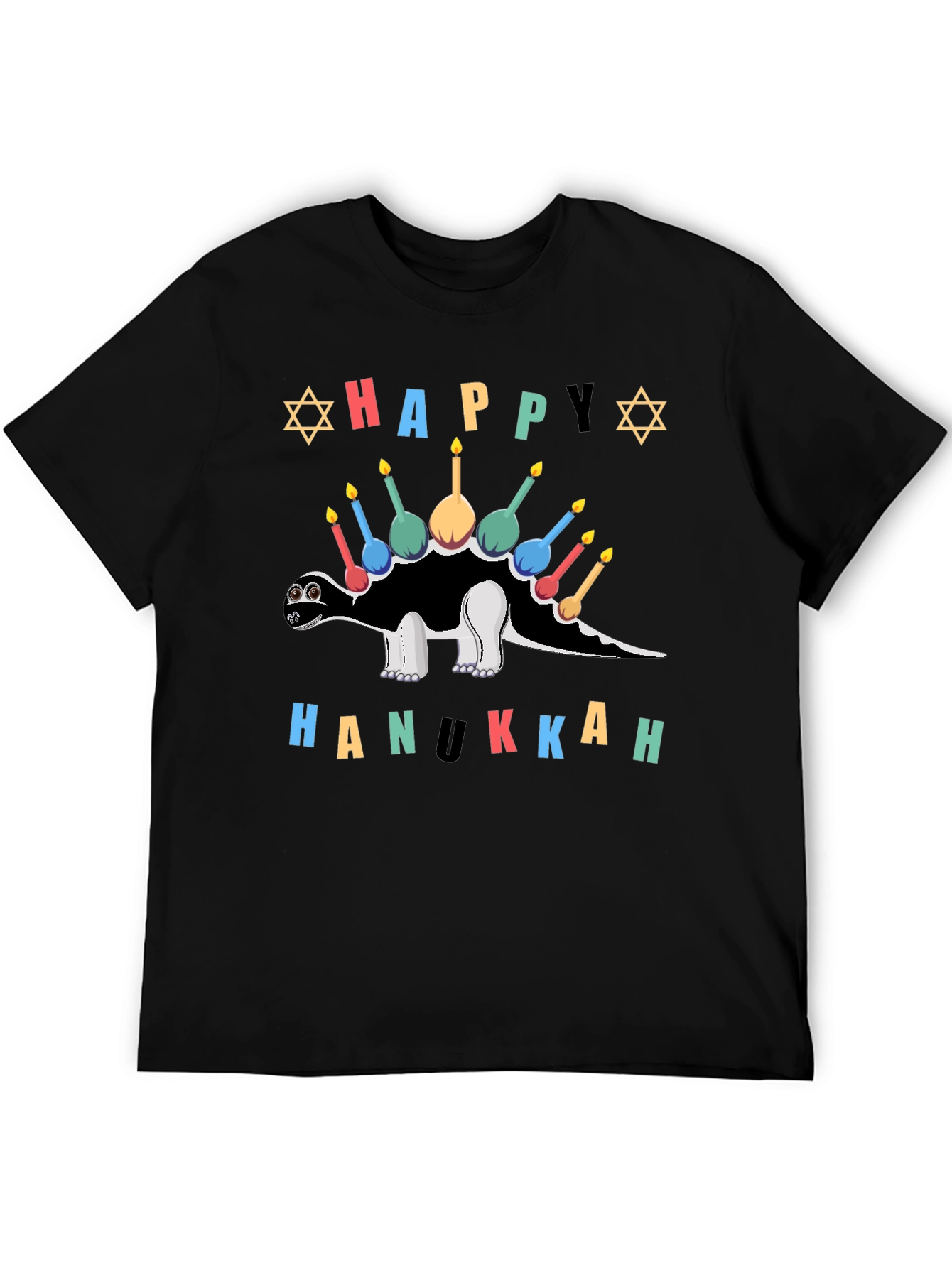 Happy Hanukkah Stegosaurus T-Shirt