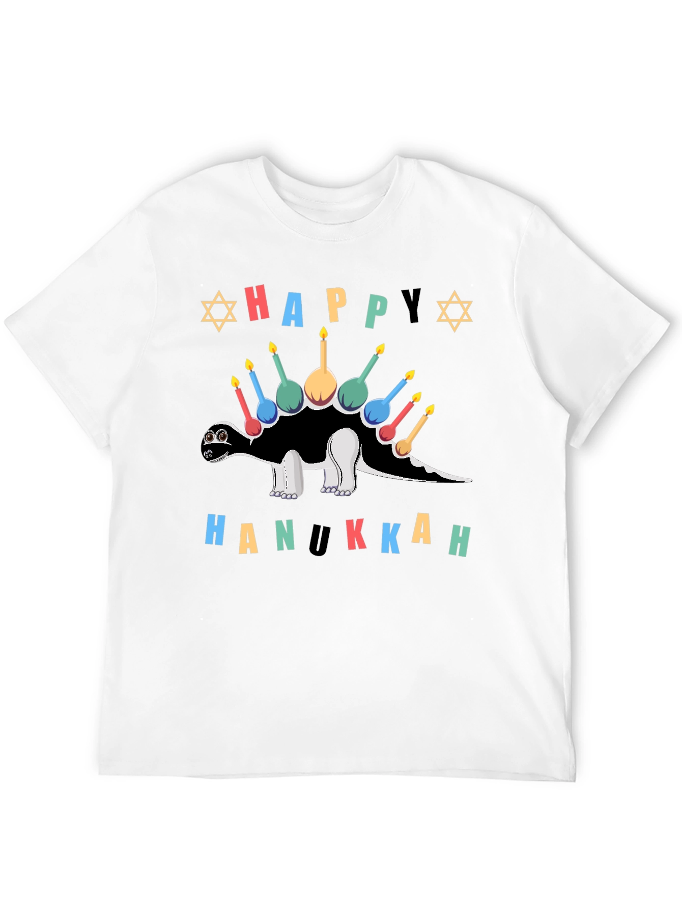Happy Hanukkah Stegosaurus T-Shirt