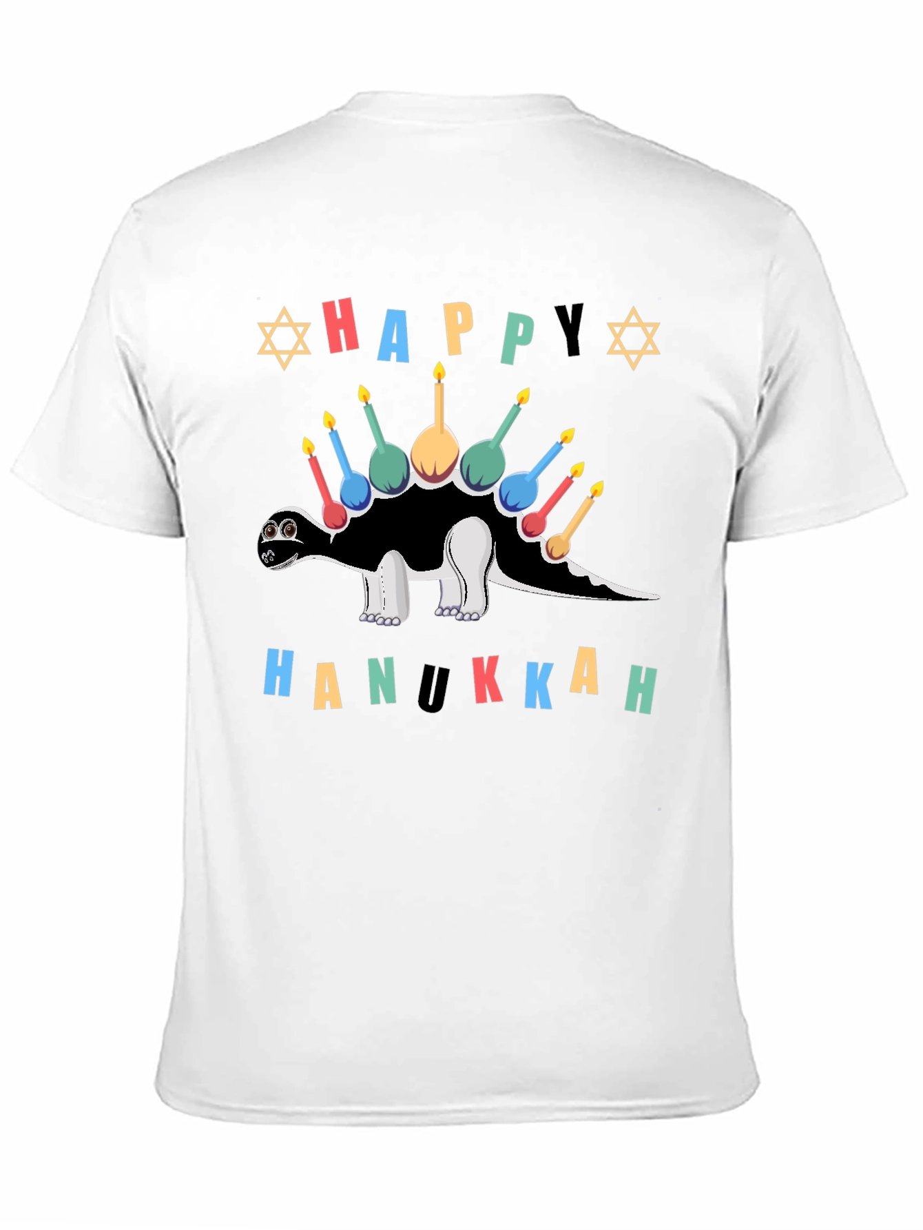 Happy Hanukkah Stegosaurus T-Shirt
