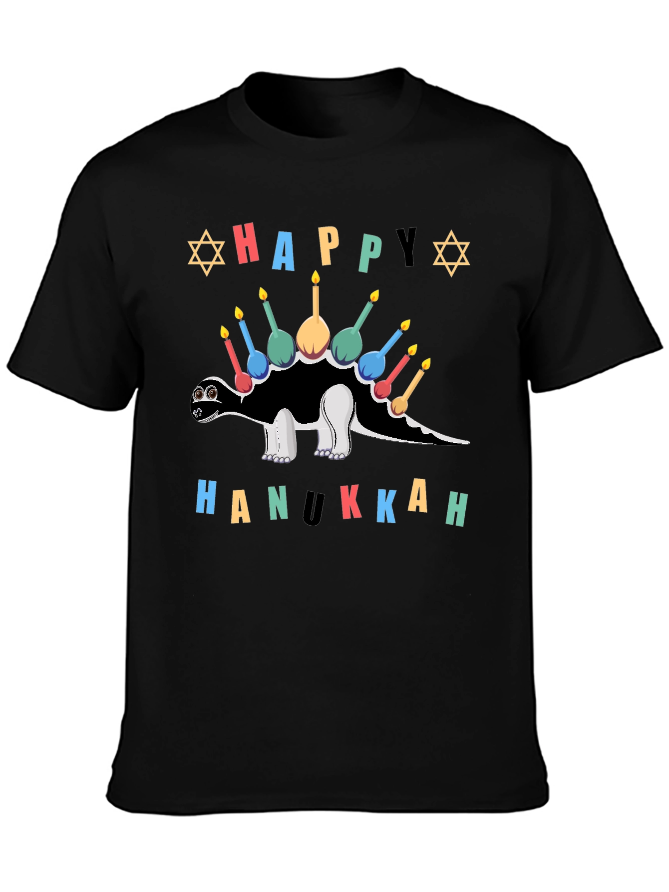 Happy Hanukkah Stegosaurus T-Shirt