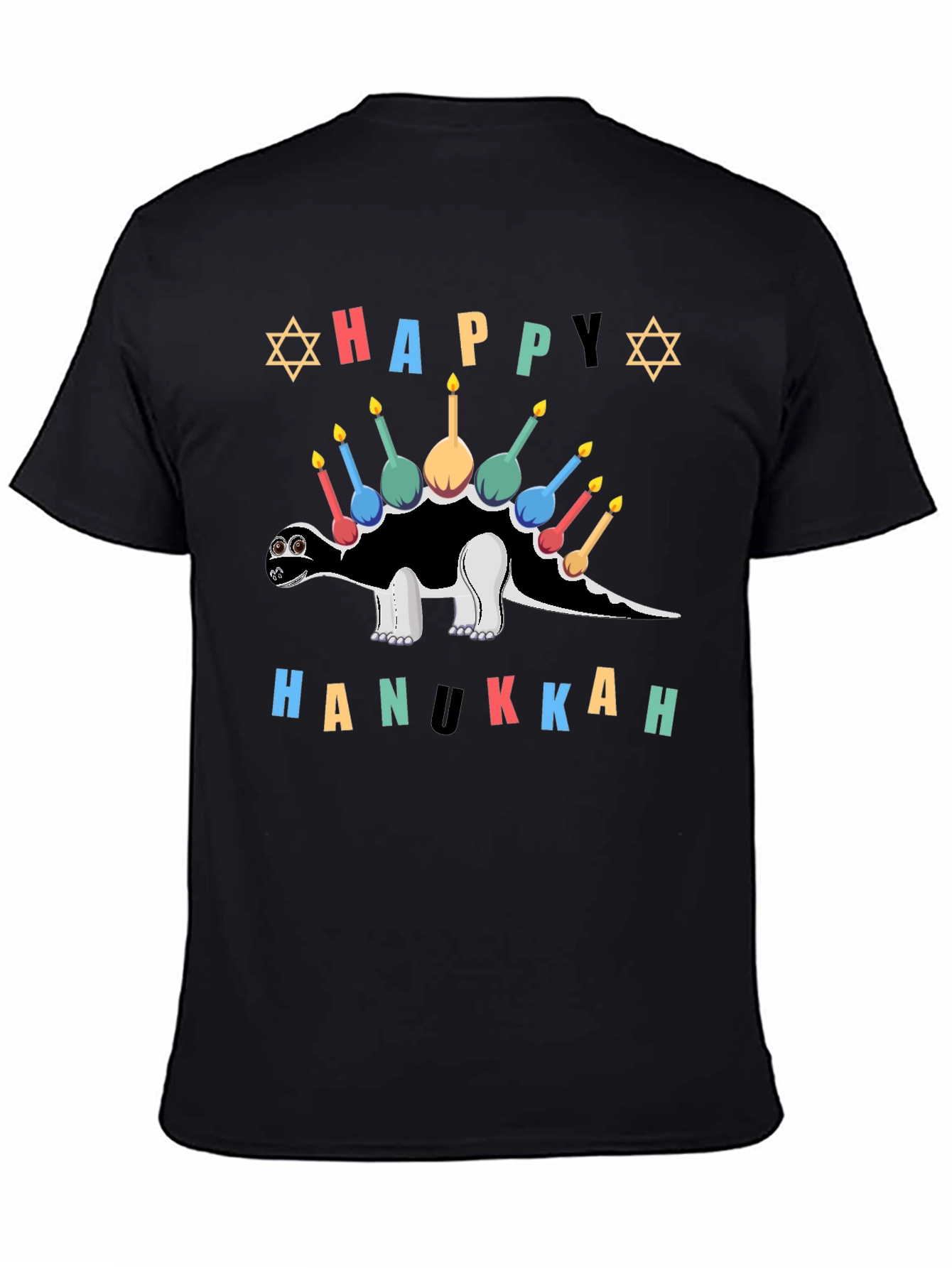 Happy Hanukkah Stegosaurus T-Shirt