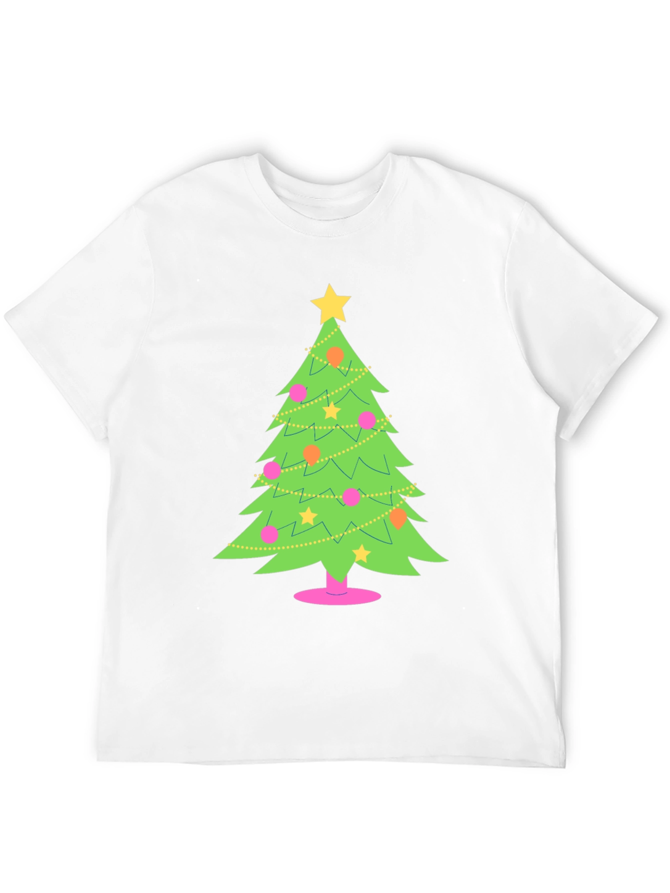 Festive Christmas Tree Graphic Tee