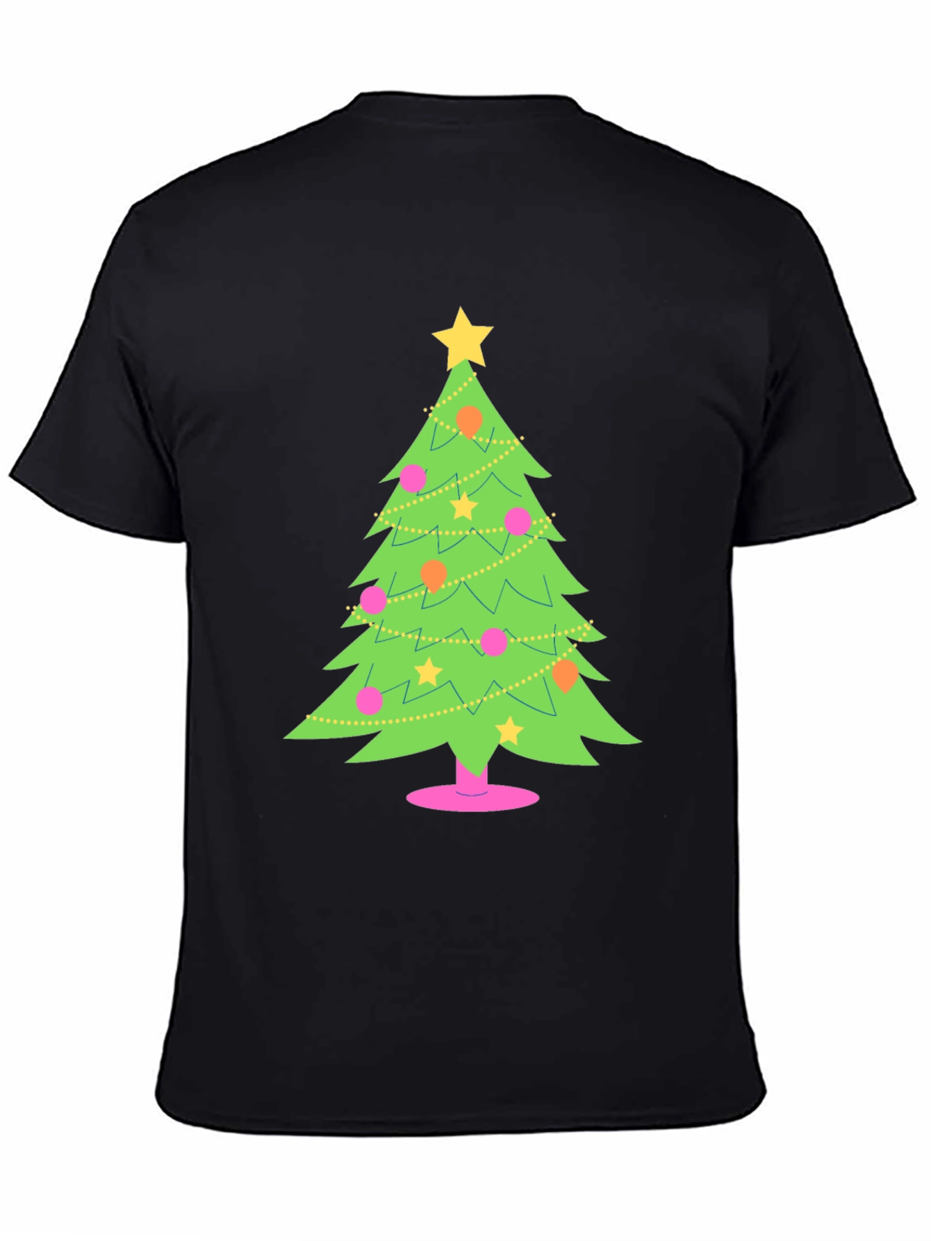 Festive Christmas Tree Graphic Tee