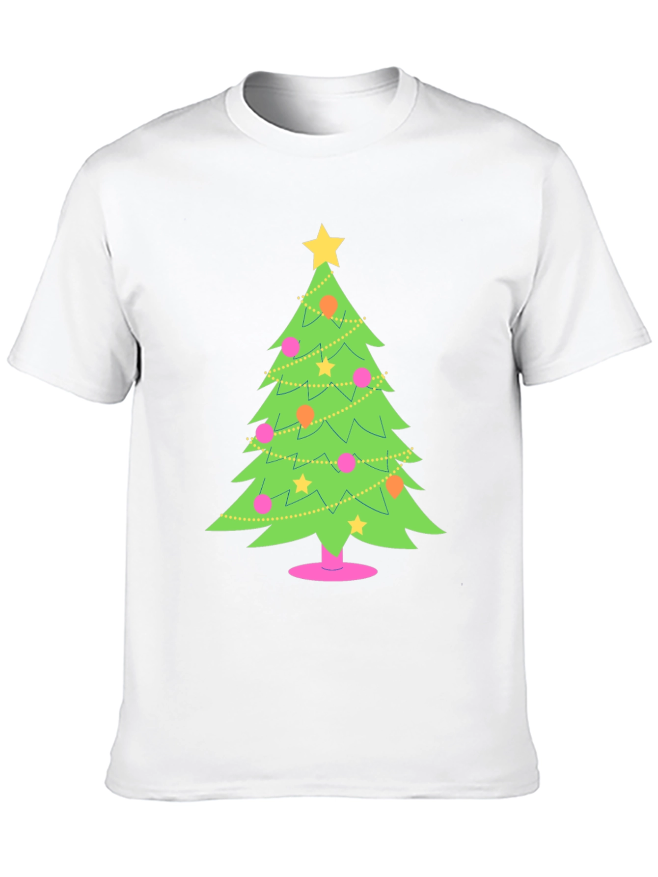 Festive Christmas Tree Graphic Tee