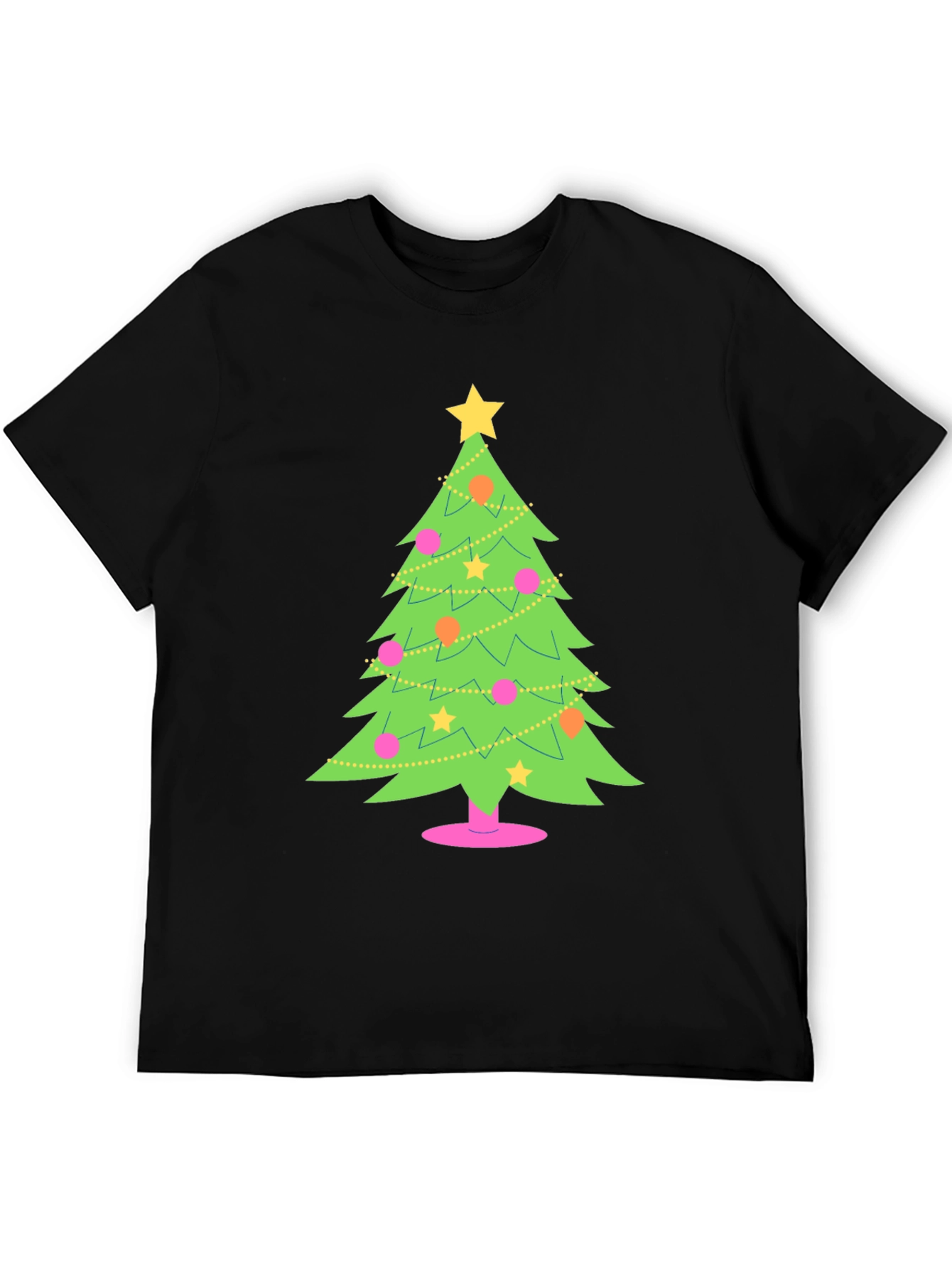 Festive Christmas Tree Graphic Tee