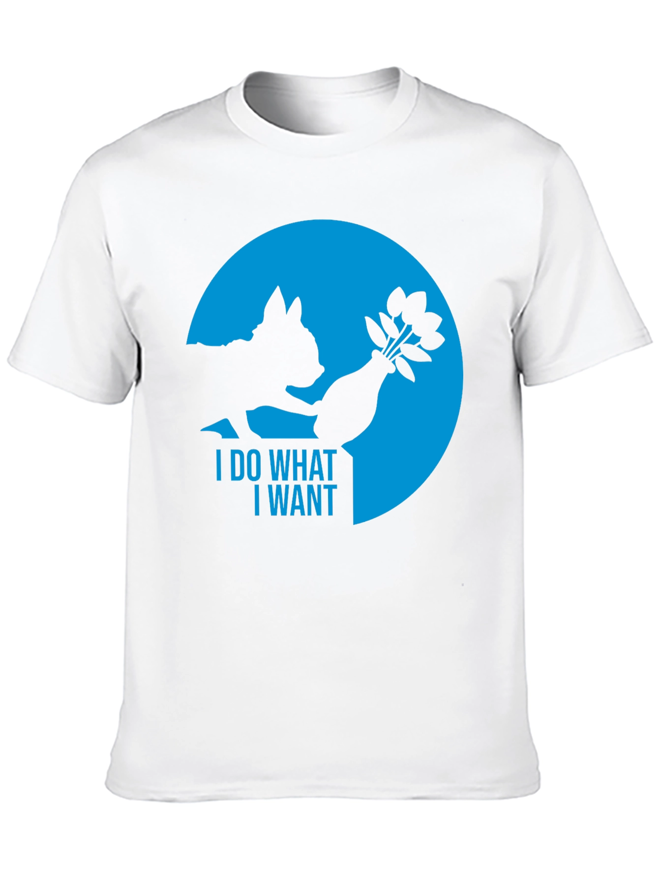 I Do What I Want Cat T-Shirt - Black