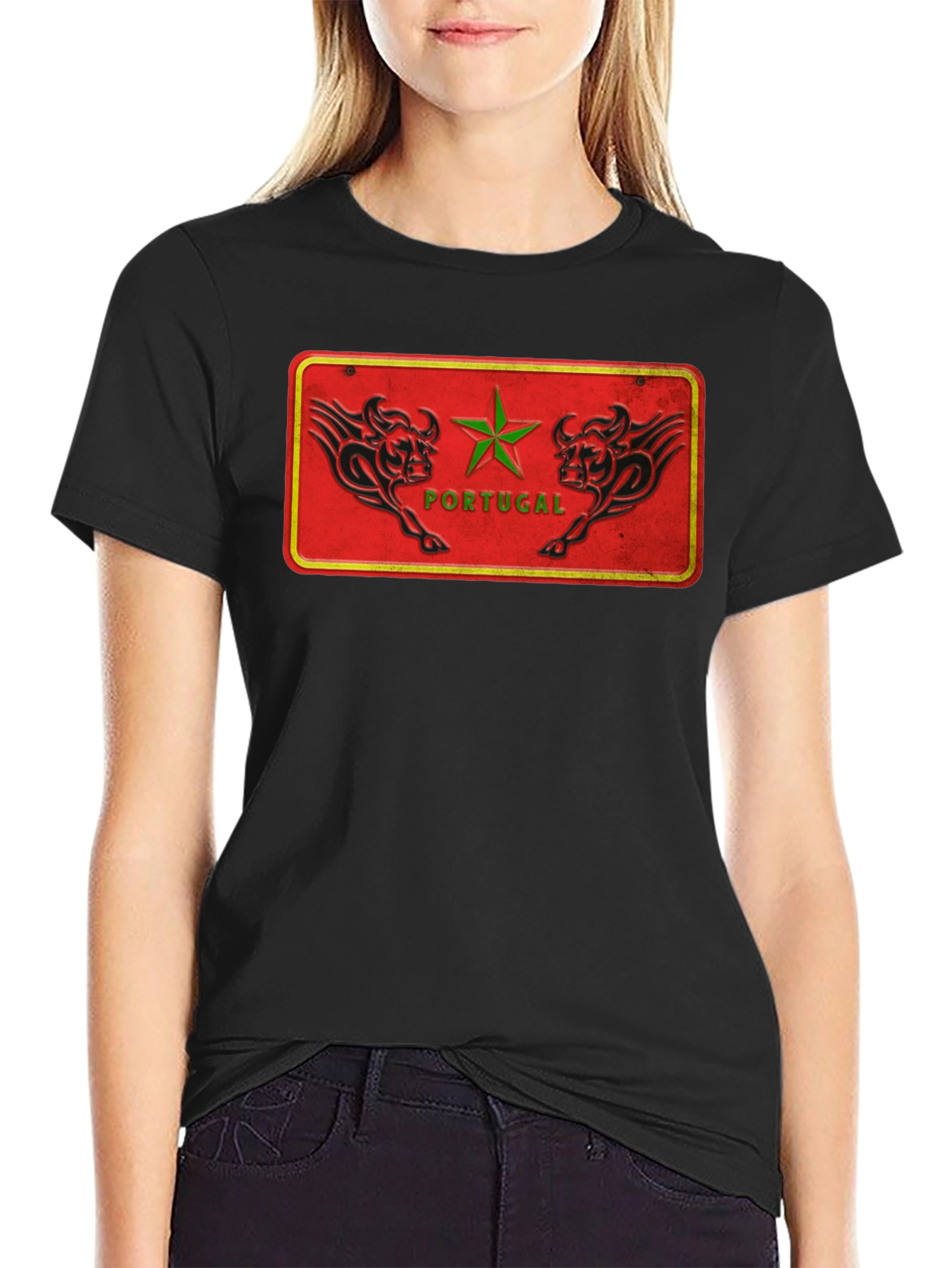 Portugal Bulls Graphic Tee - Cool Design Shirt