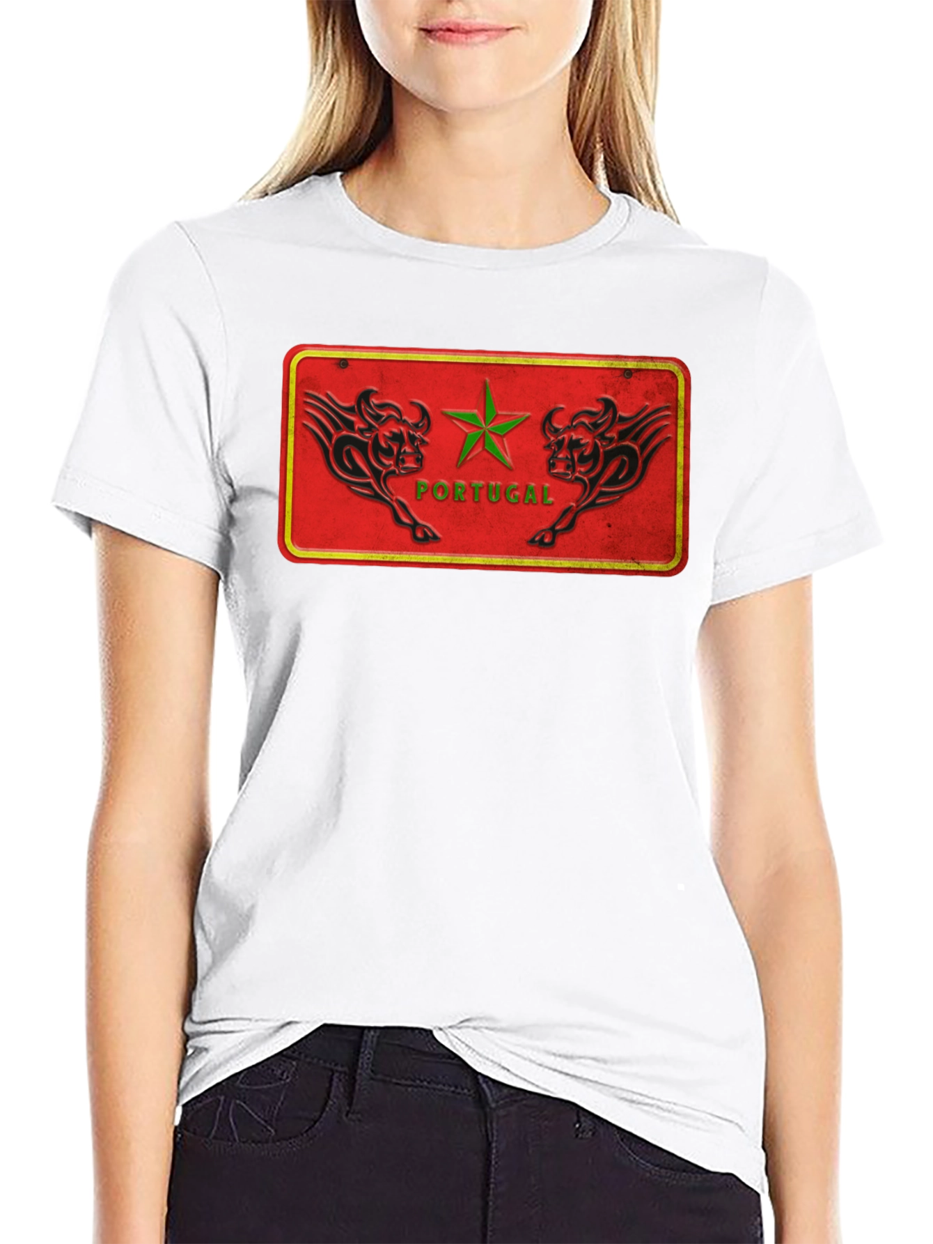 Portugal Bulls Graphic Tee - Cool Design Shirt