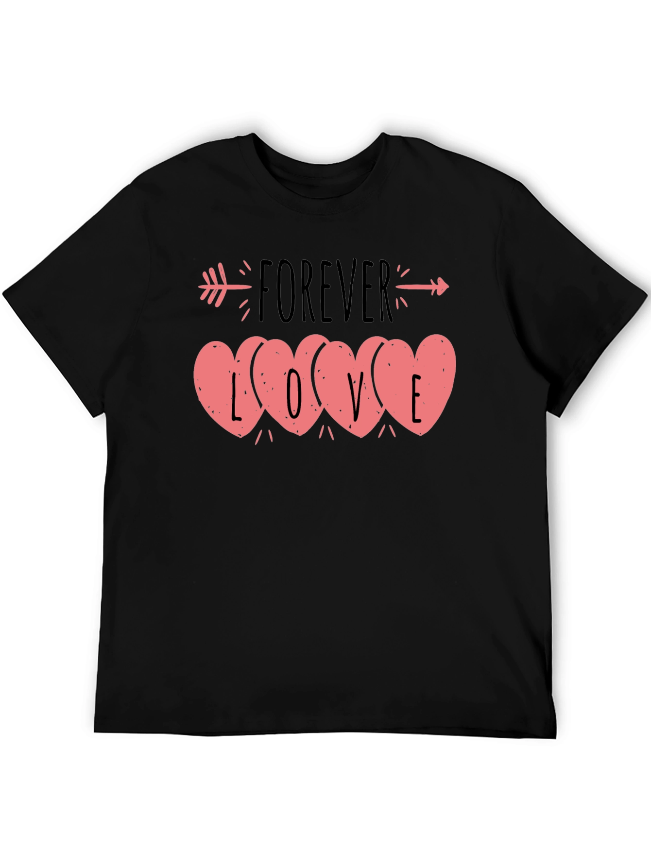 Forever Love Heart Valentines Day T-Shirt