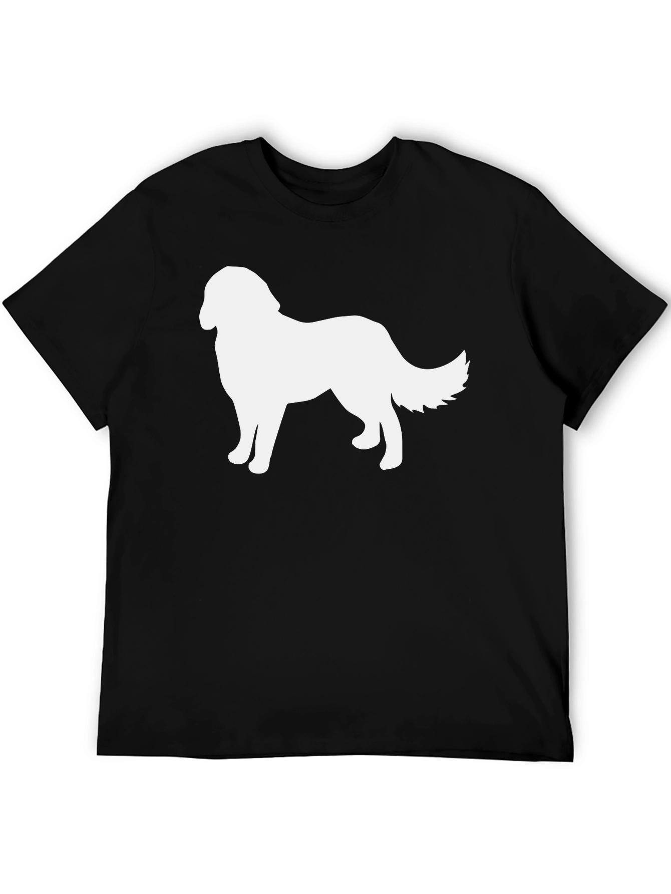 Dog Silhouette Graphic Tee - Stylish and Comfy!