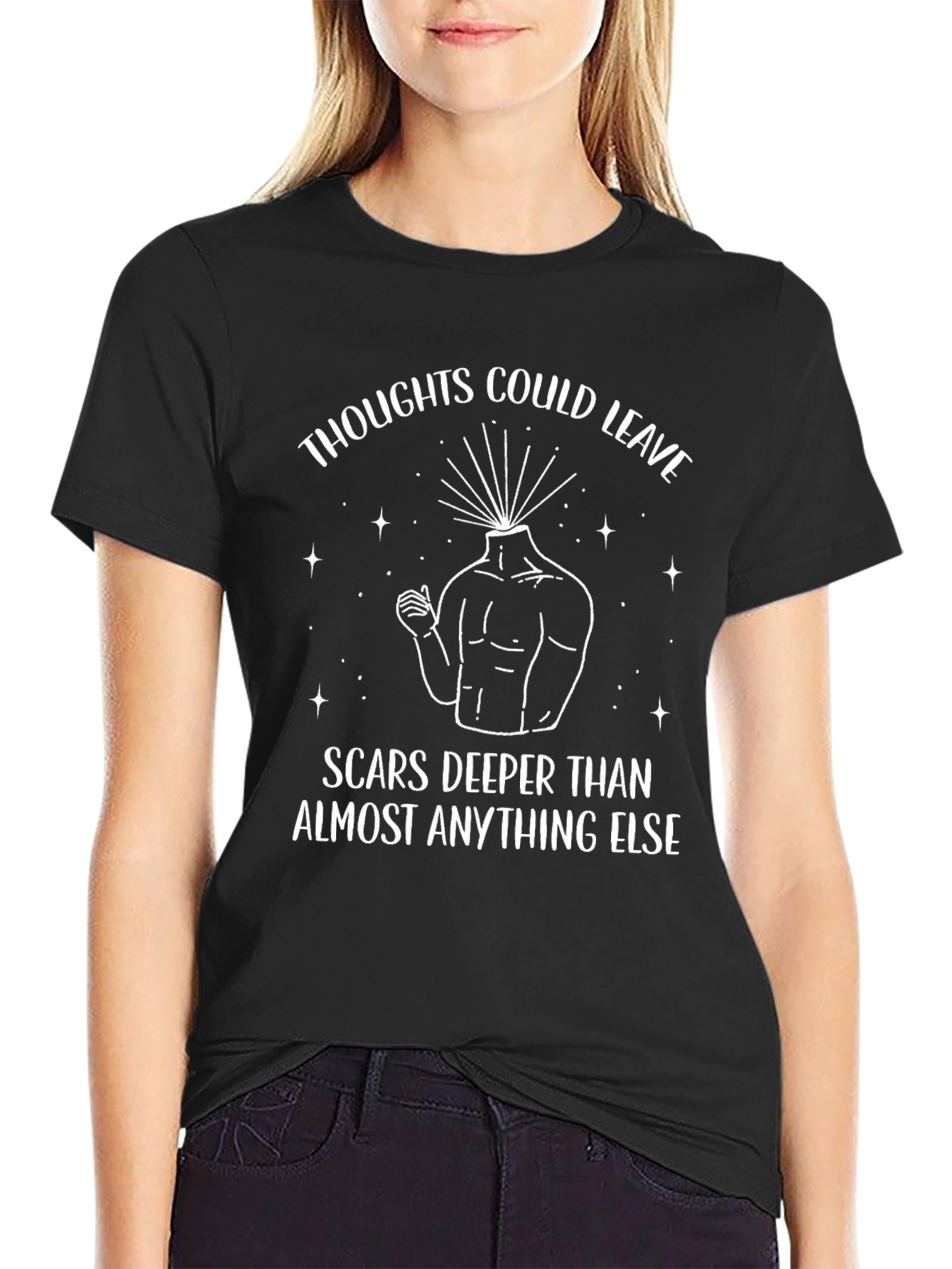 Thoughts Could Leave Scars Graphic Tee