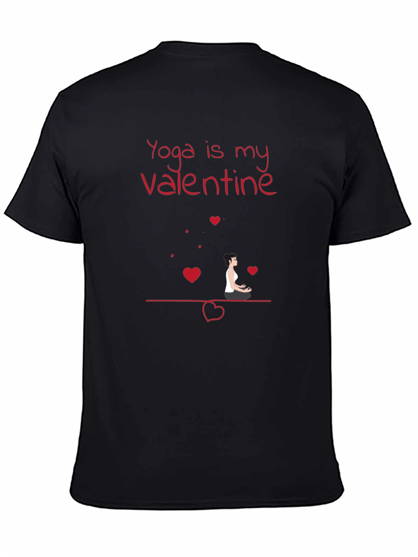 Yoga is My Valentine Graphic T-Shirt