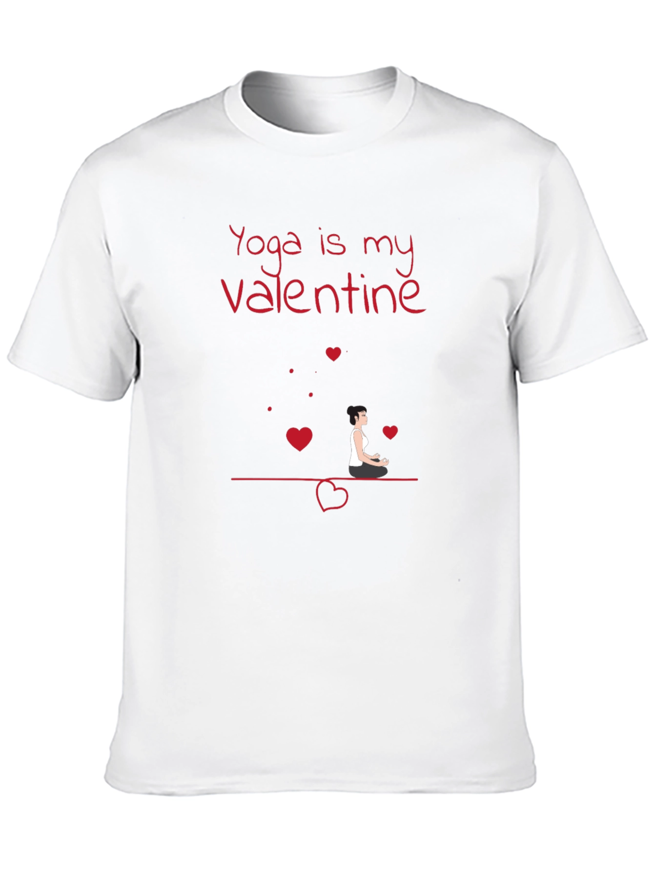 Yoga is My Valentine Graphic T-Shirt