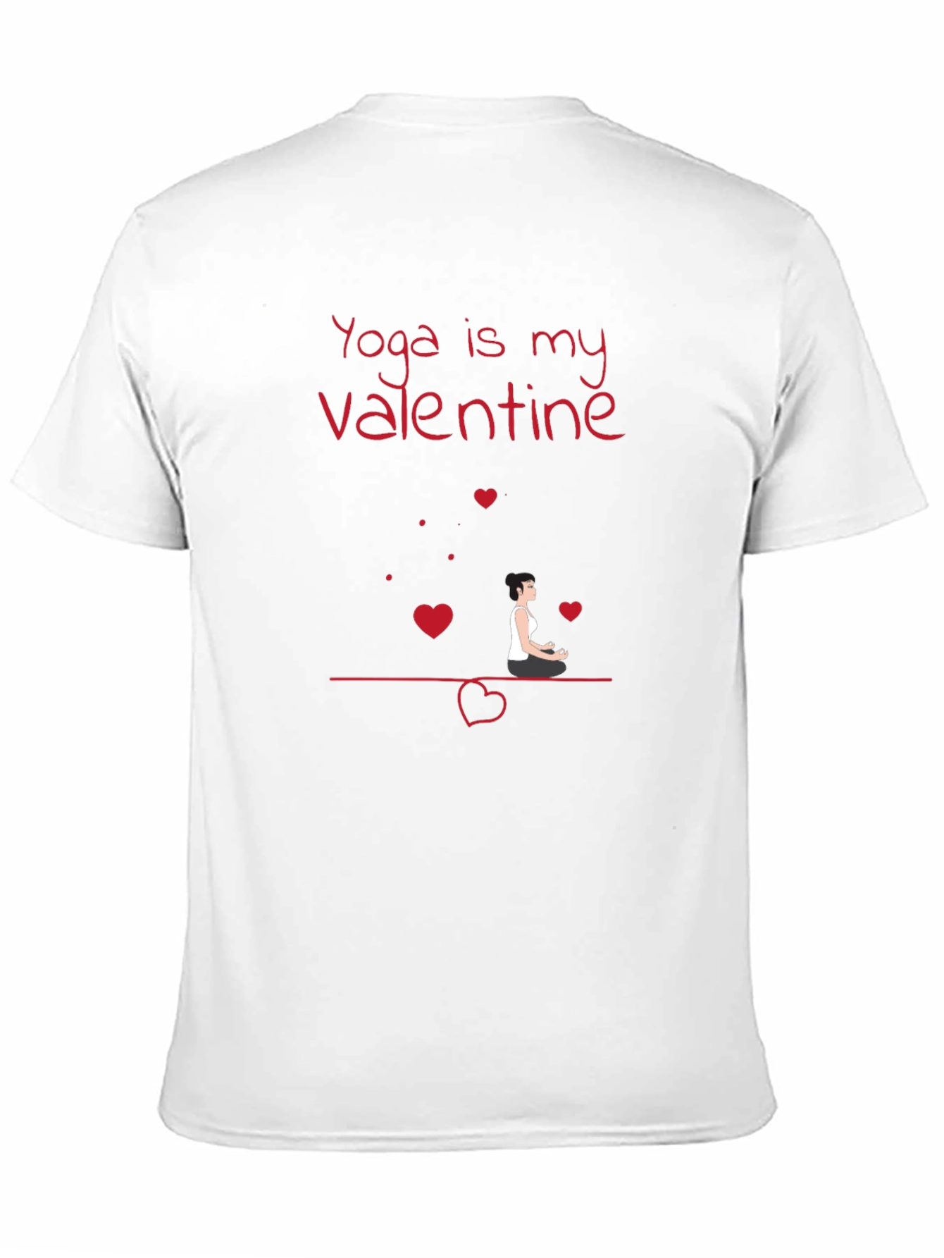Yoga is My Valentine Graphic T-Shirt