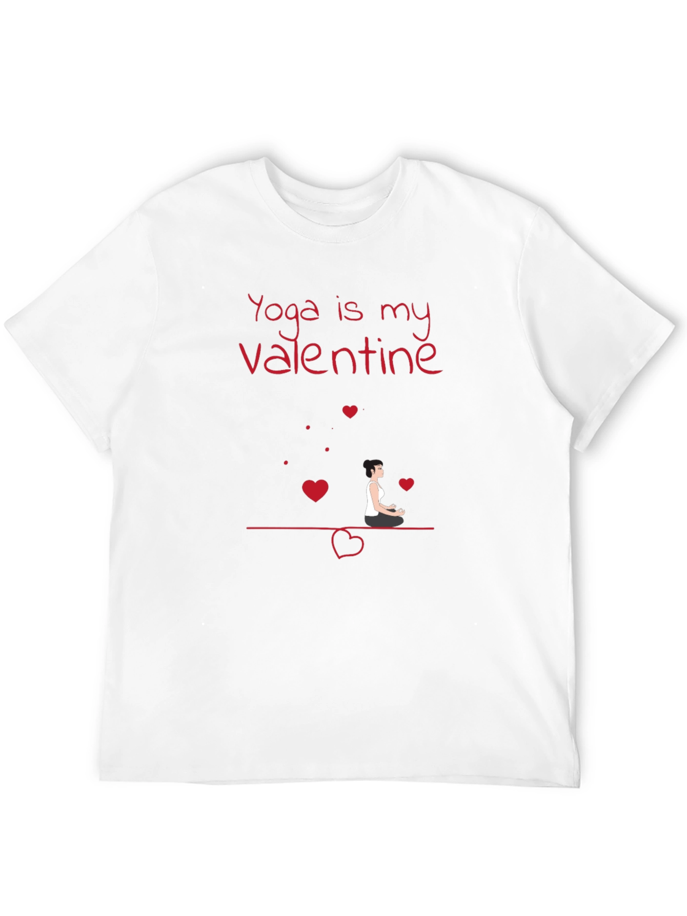 Yoga is My Valentine Graphic T-Shirt