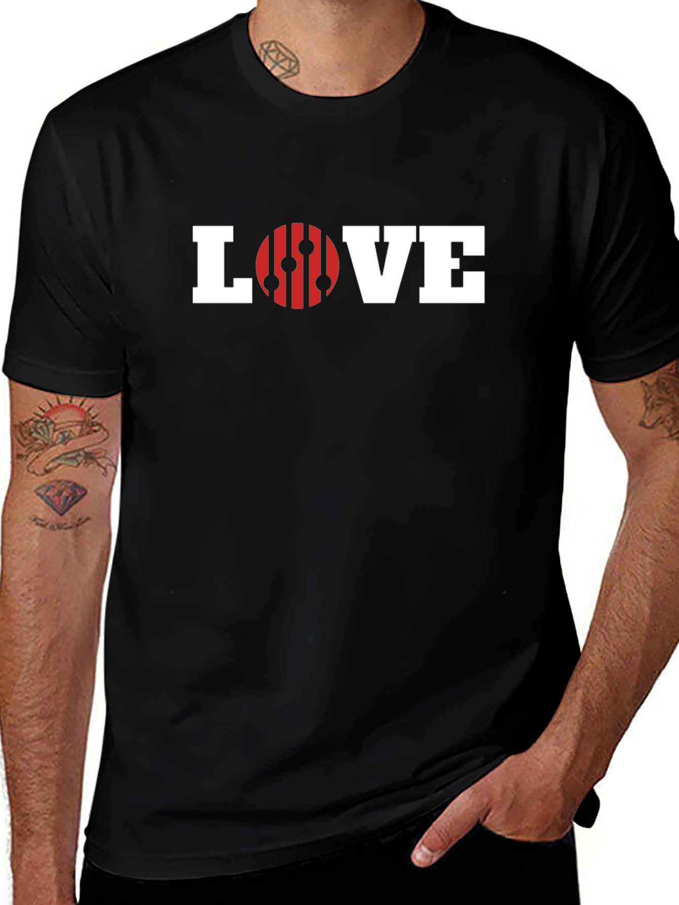 Love Graphic T-Shirt - Black
