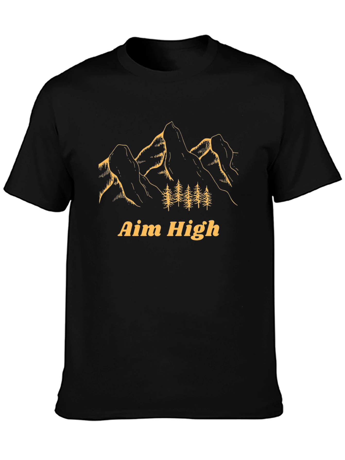 Aim High Mountain Graphic T-Shirt