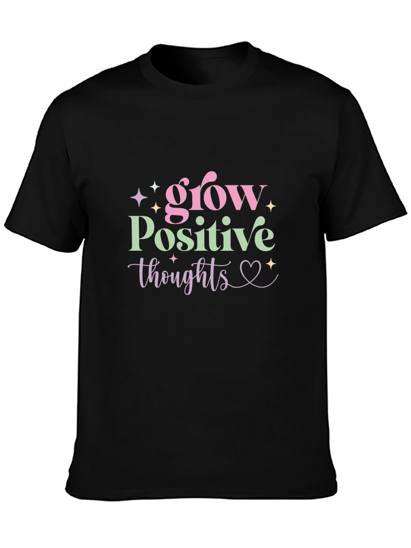 Grow Positive Thoughts Graphic Tee