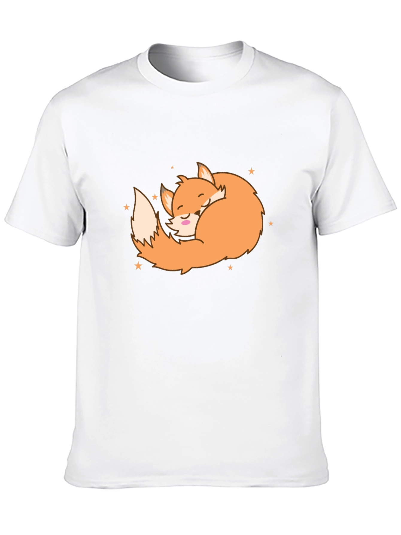 Sleeping Fox Graphic Tee - Soft Cotton Comfort