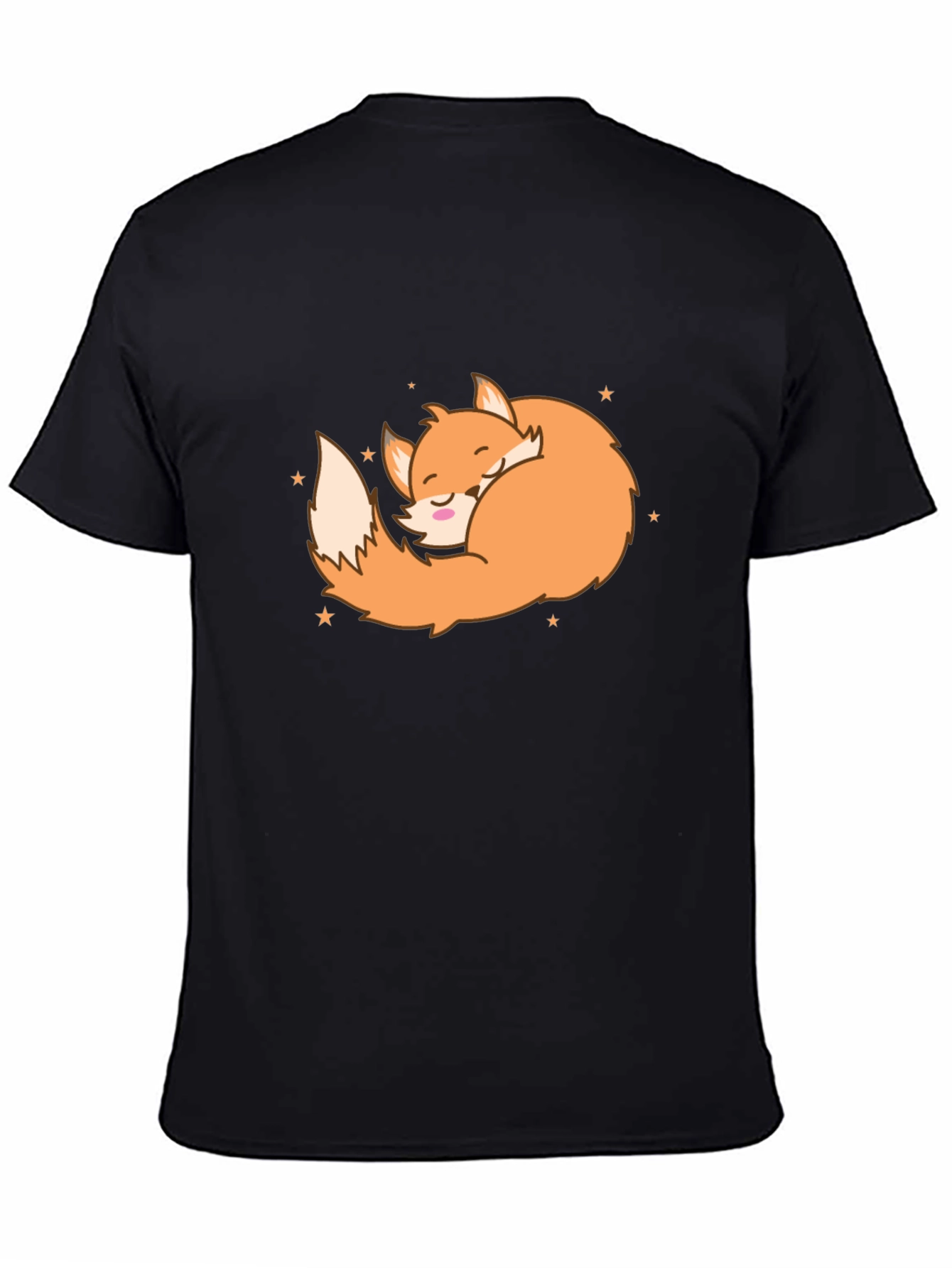 Sleeping Fox Graphic Tee - Soft Cotton Comfort