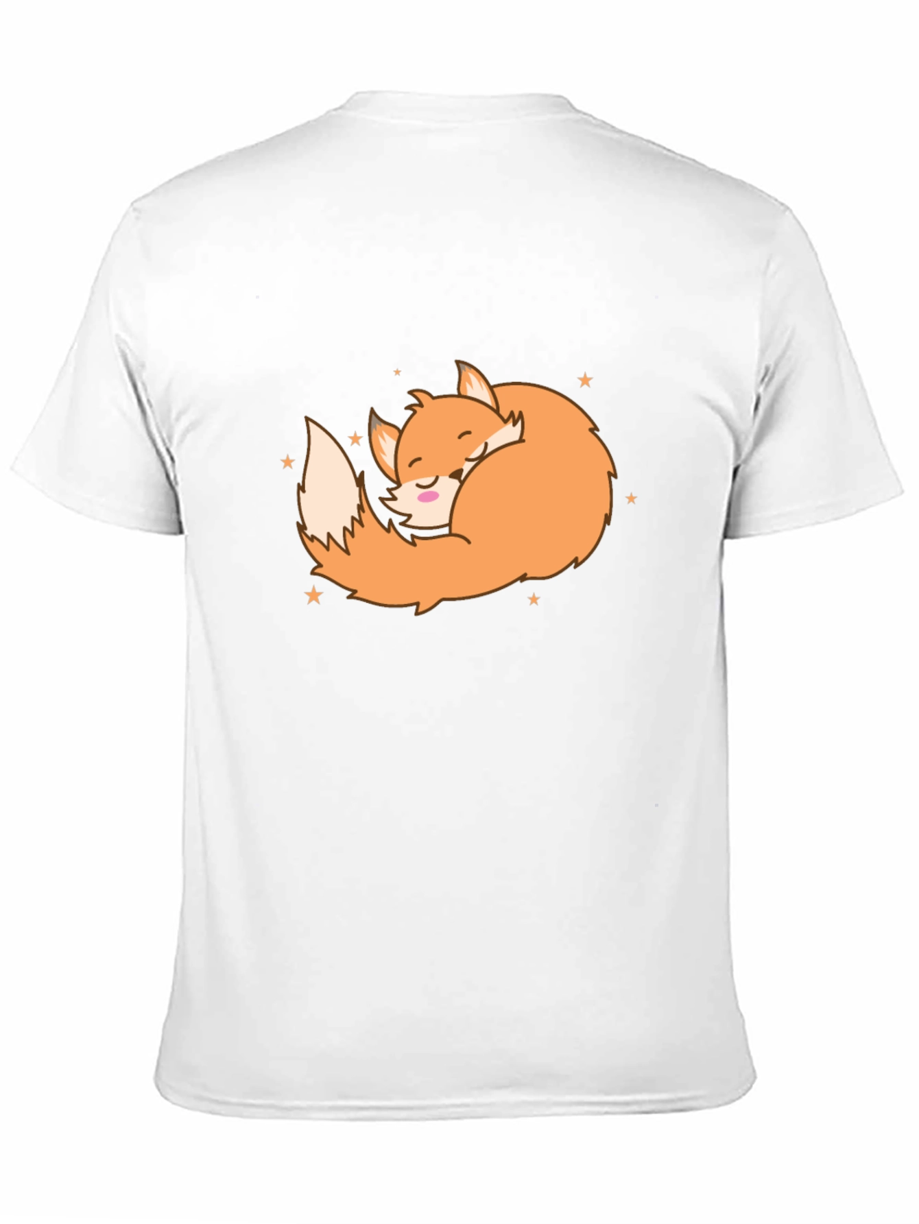 Sleeping Fox Graphic Tee - Soft Cotton Comfort