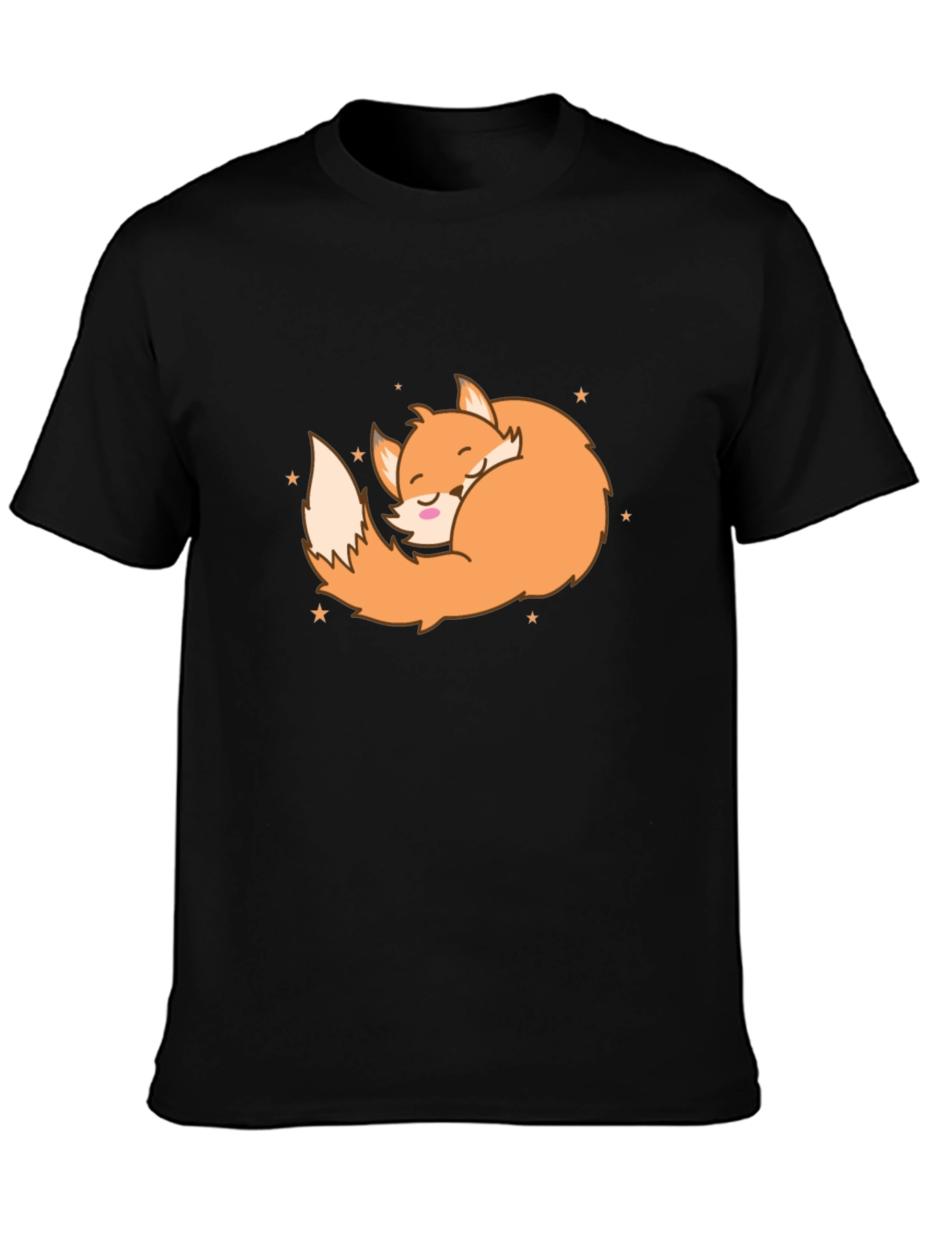 Sleeping Fox Graphic Tee - Soft Cotton Comfort