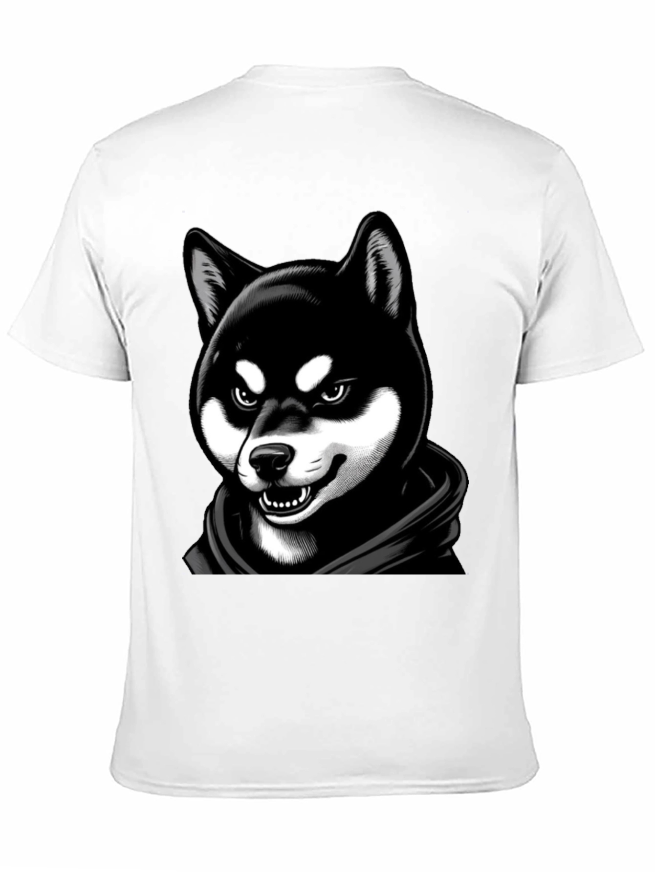 Black Shiba Inu Graphic Tee