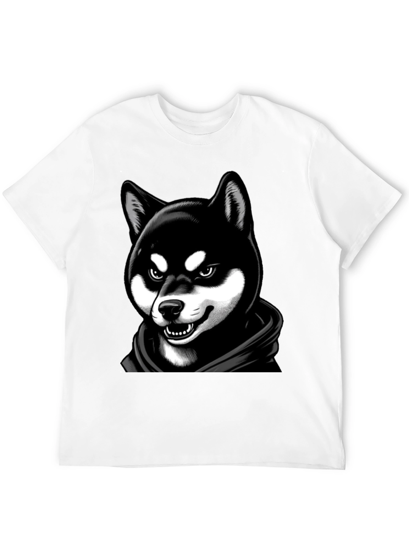 Black Shiba Inu Graphic Tee