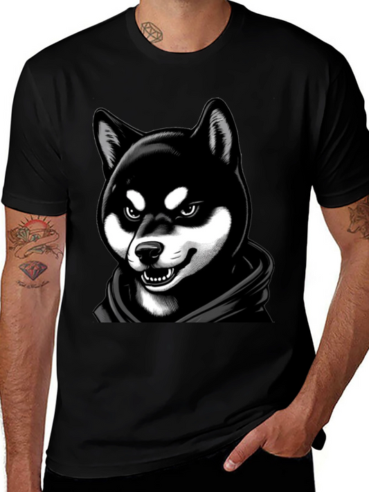 Black Shiba Inu Graphic Tee