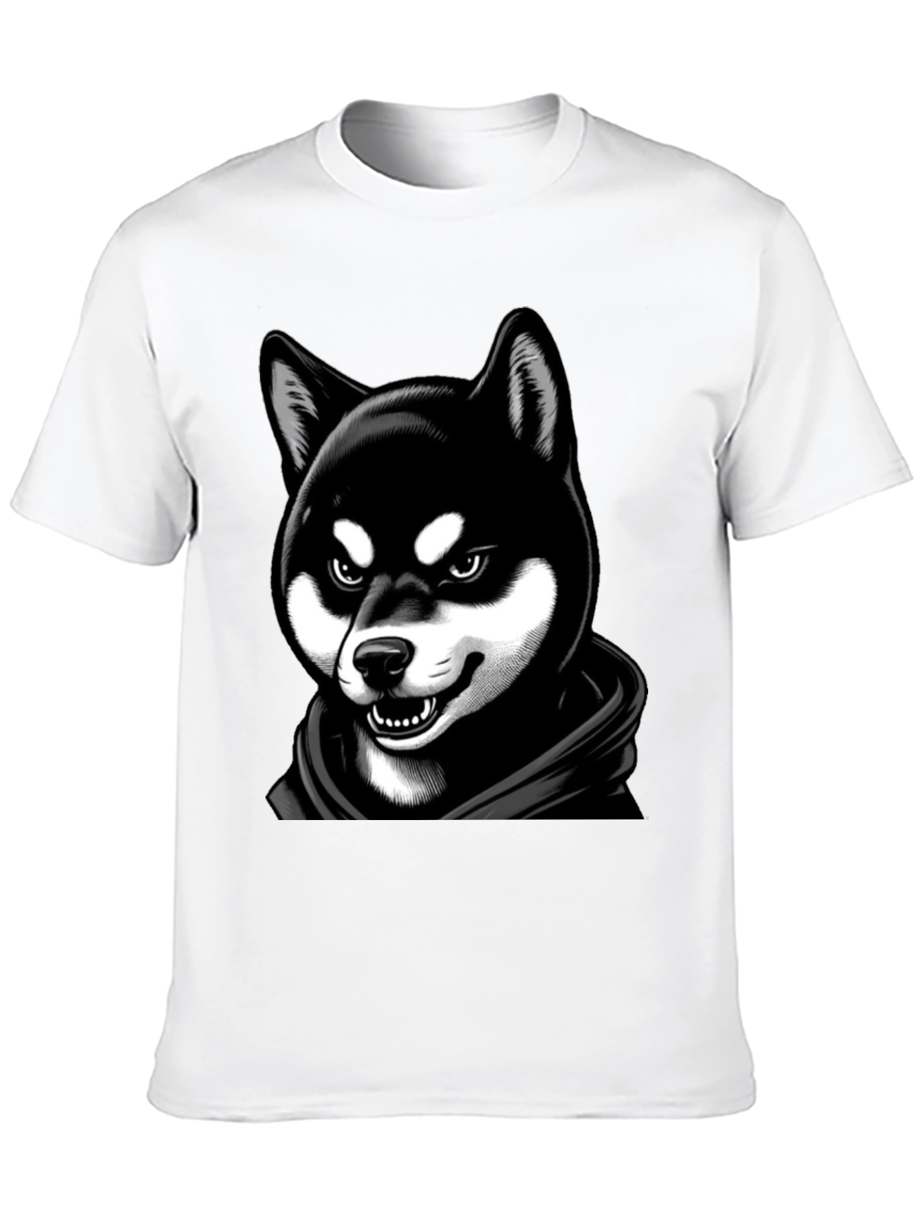 Black Shiba Inu Graphic Tee