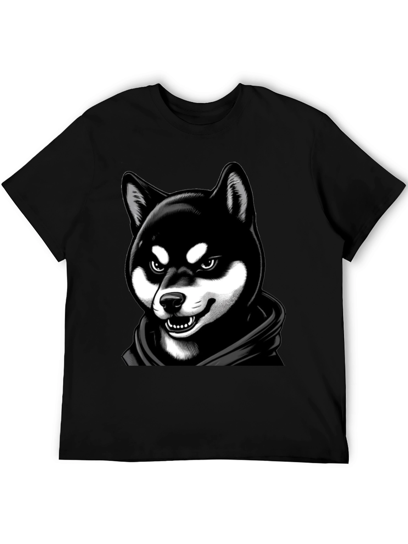 Black Shiba Inu Graphic Tee