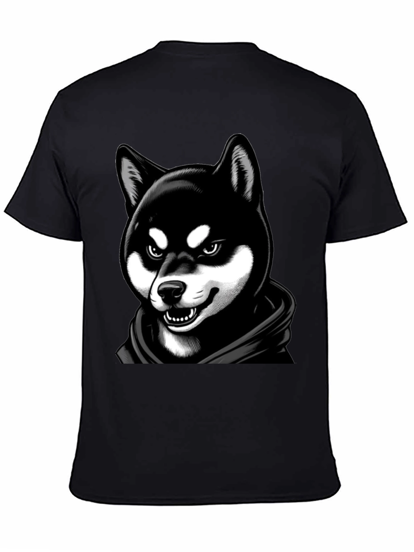 Black Shiba Inu Graphic Tee