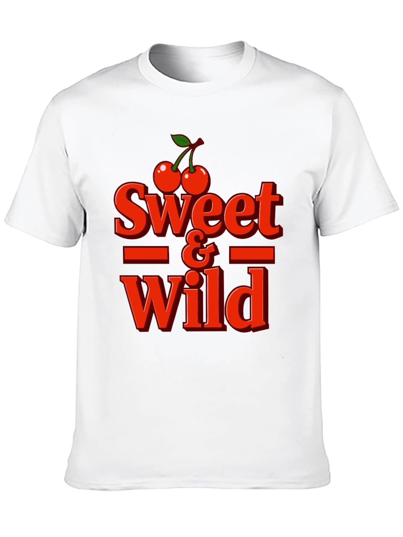 Sweet & Wild Graphic Tee - Black
