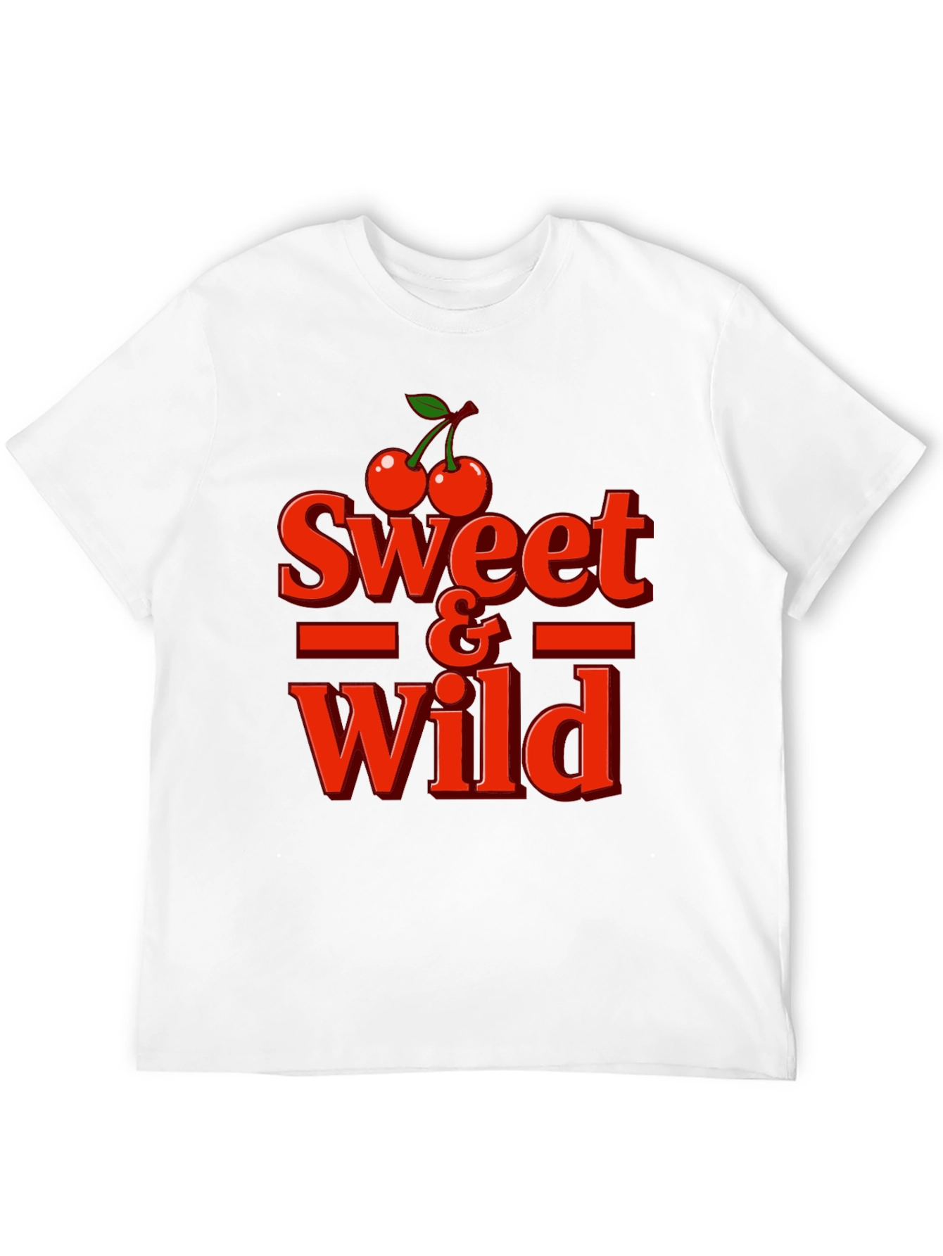 Sweet & Wild Graphic Tee - Black