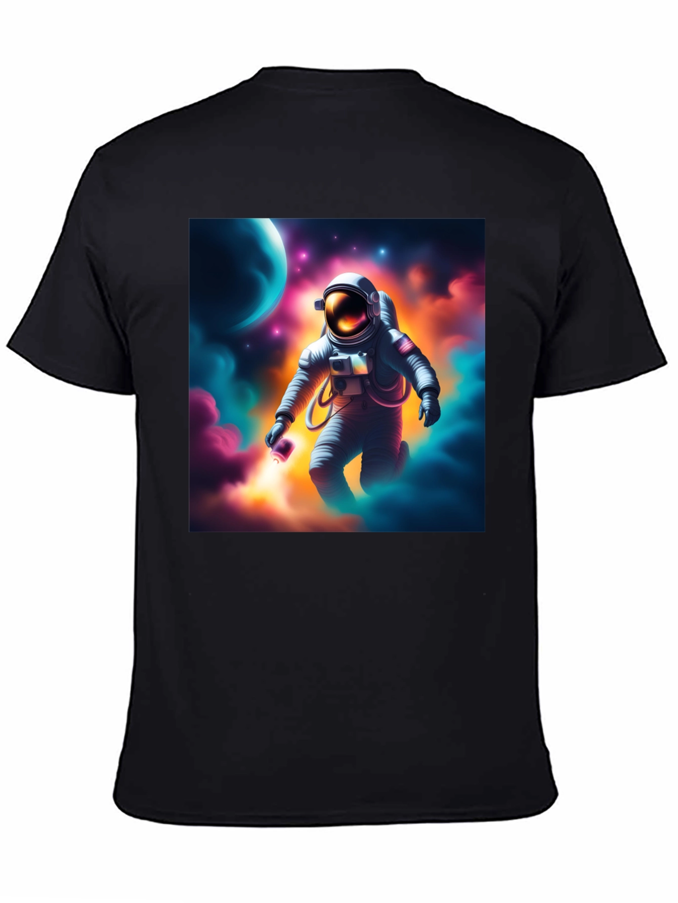 Astronaut in Space Graphic T-Shirt