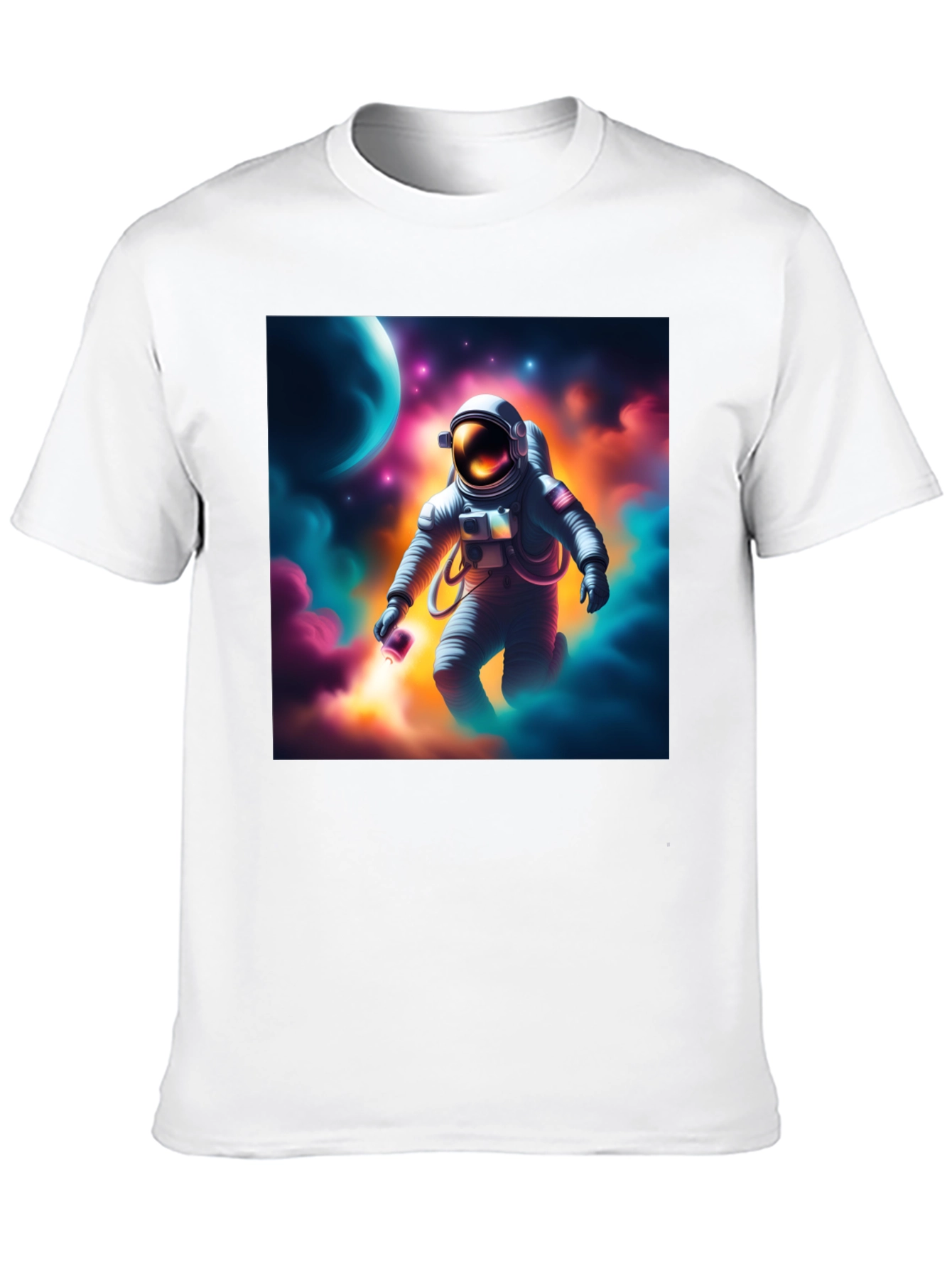 Astronaut in Space Graphic T-Shirt