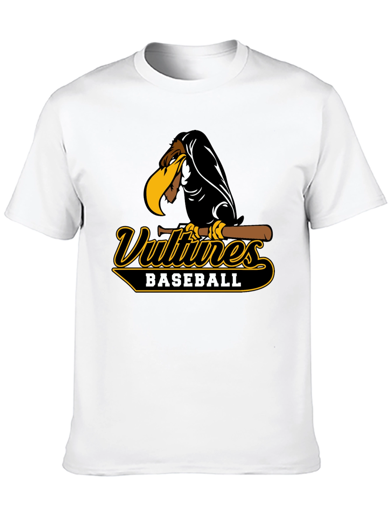 Vultures Baseball Black T-Shirt