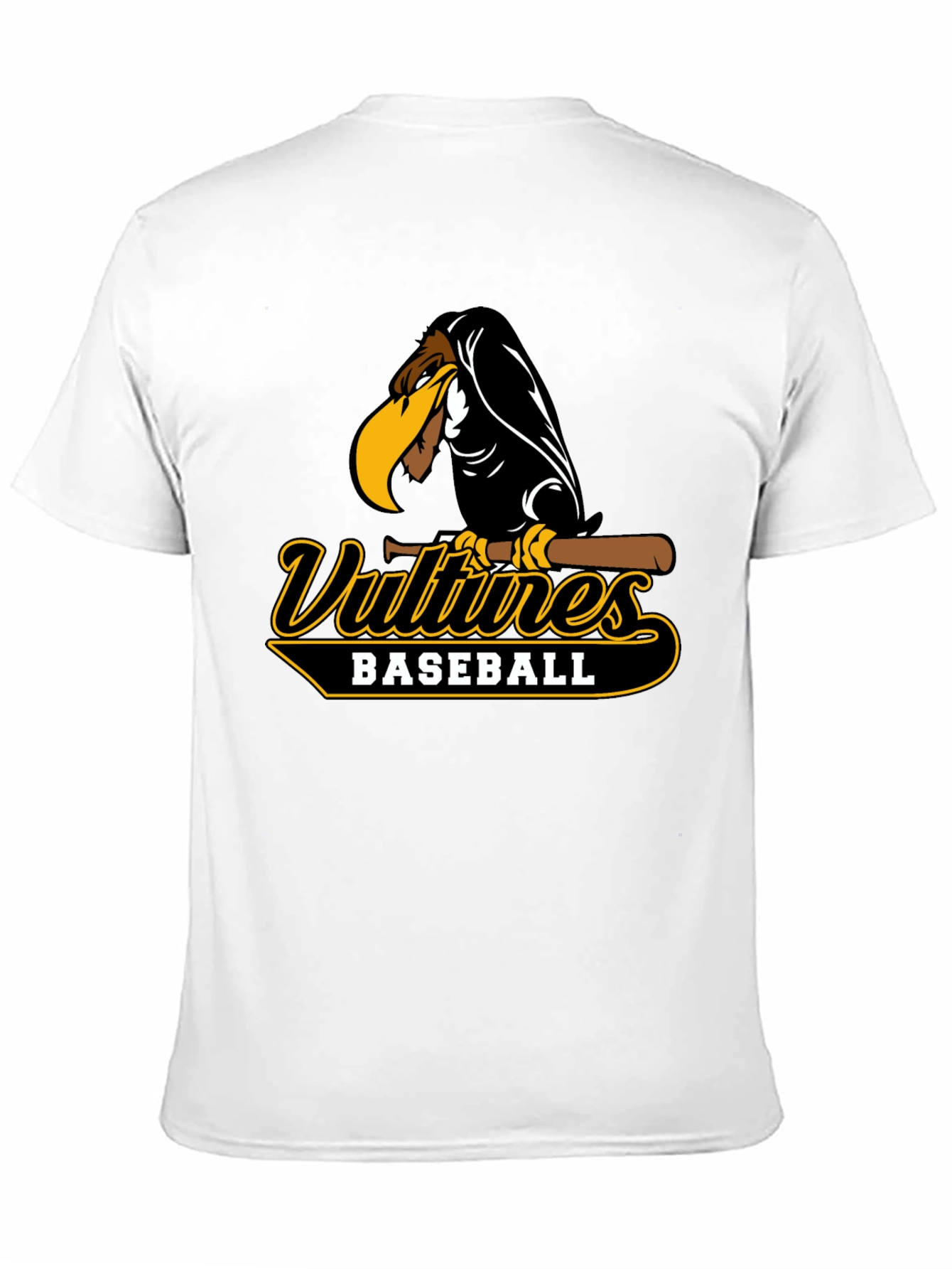 Vultures Baseball Black T-Shirt