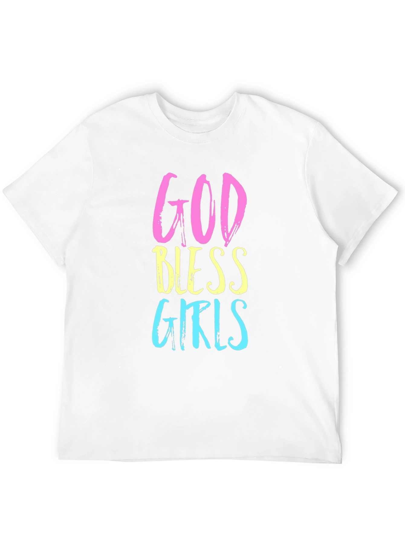 God Bless Girls Graphic Tee - Black