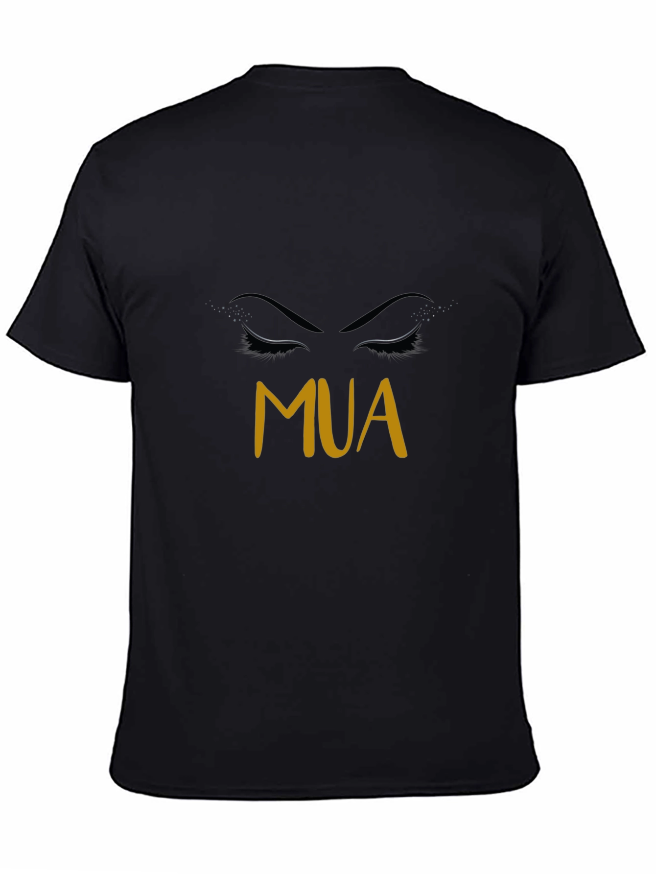 MUA Eye Design Black T-Shirt