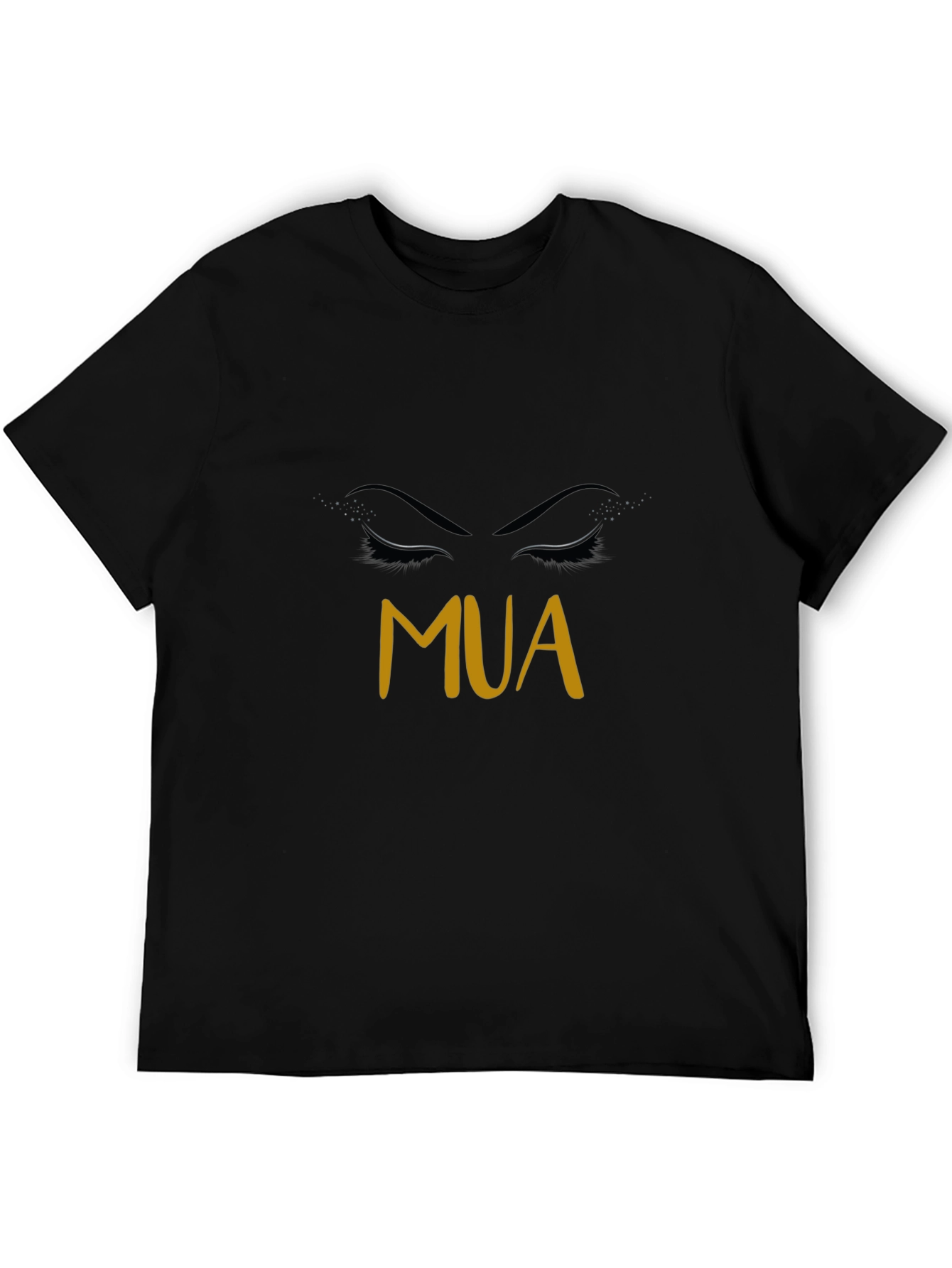 MUA Eye Design Black T-Shirt
