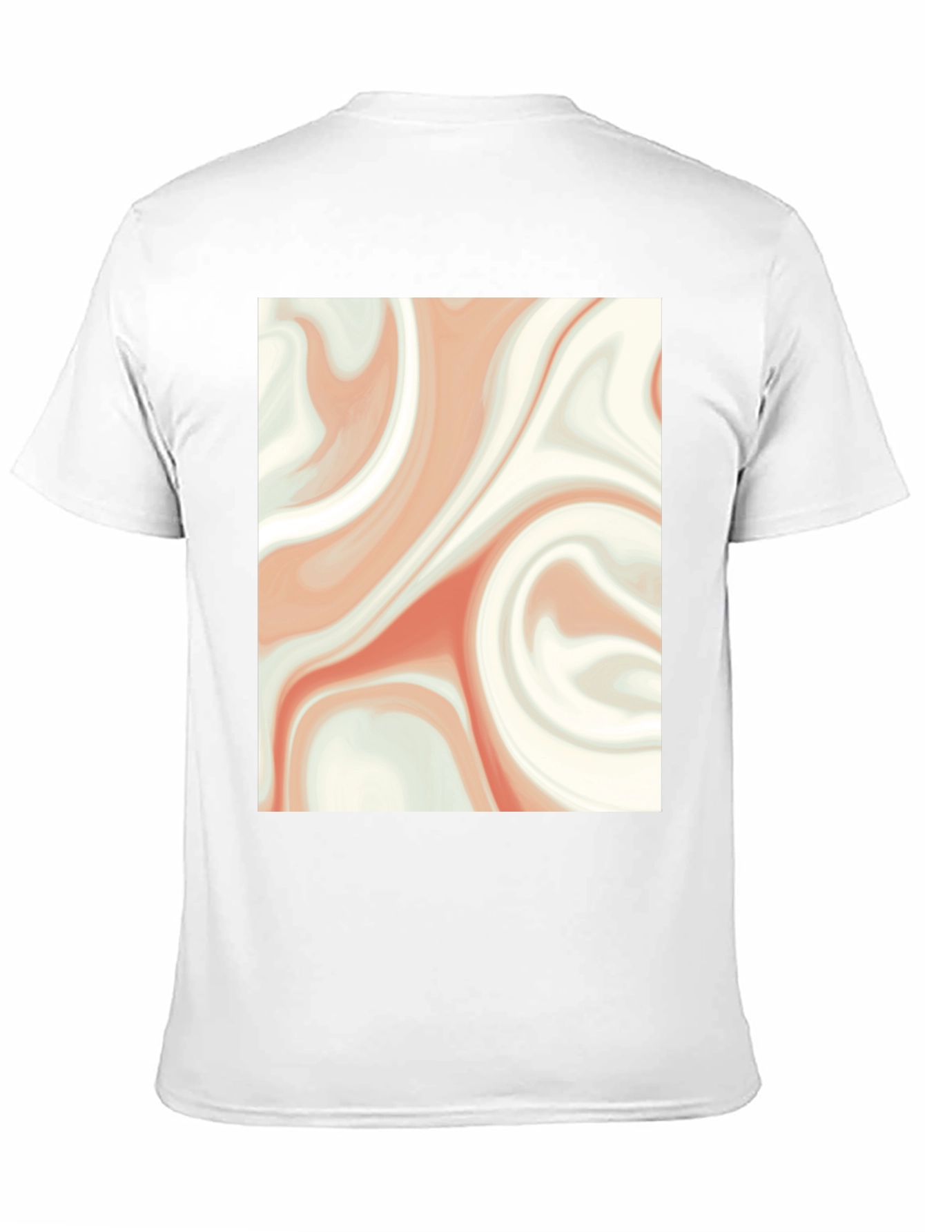 Swirl Graphic Print Tee - Casual Style