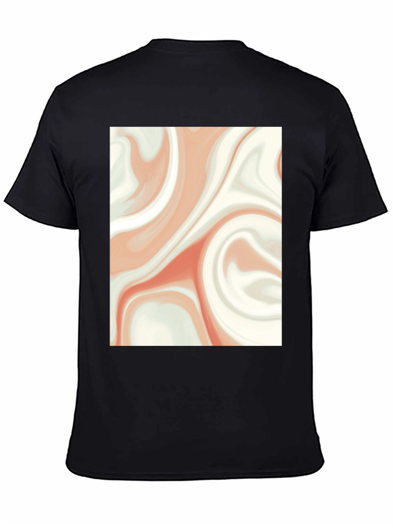 Swirl Graphic Print Tee - Casual Style