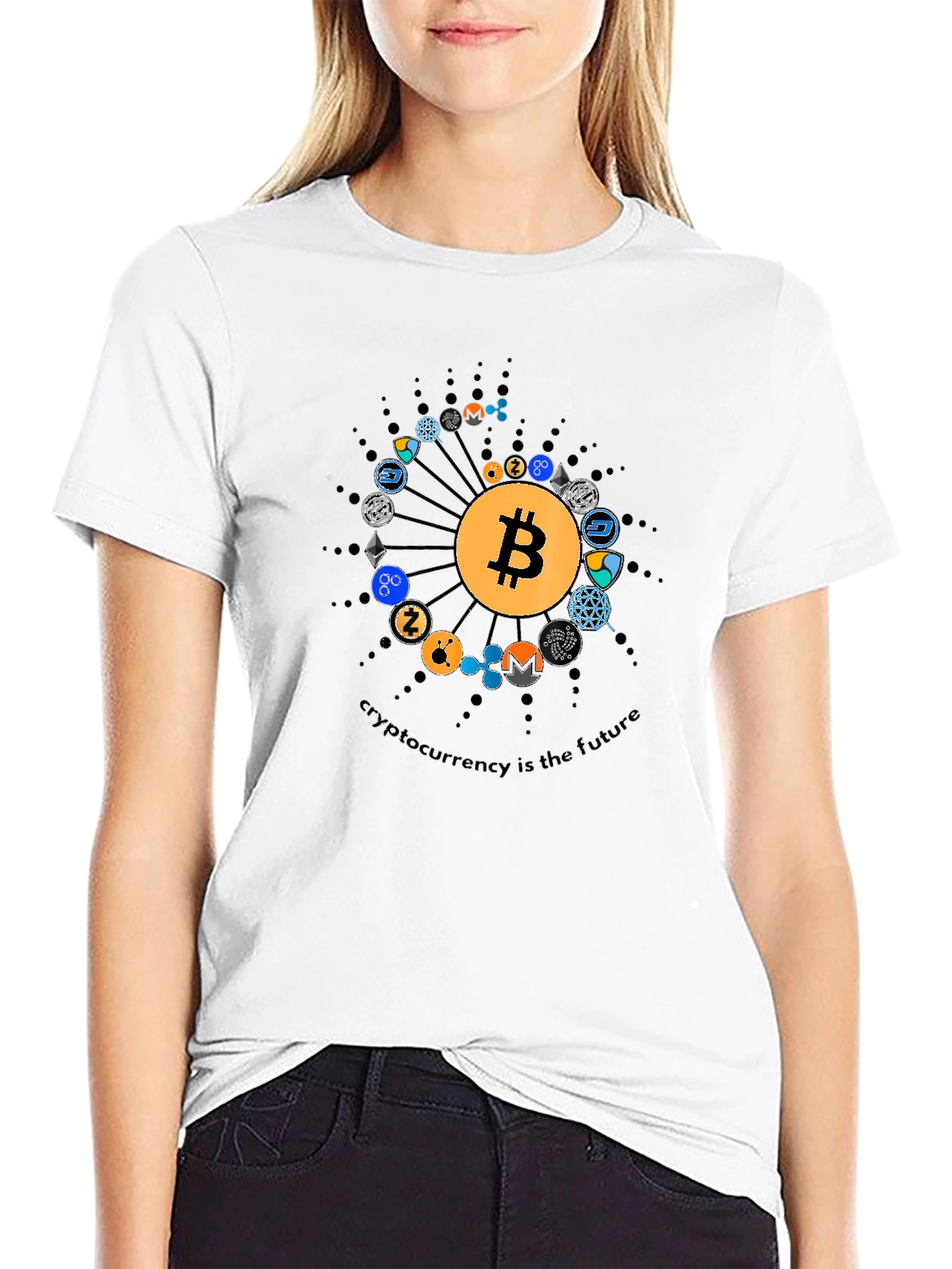 Cryptocurrency Future Graphic T-Shirt