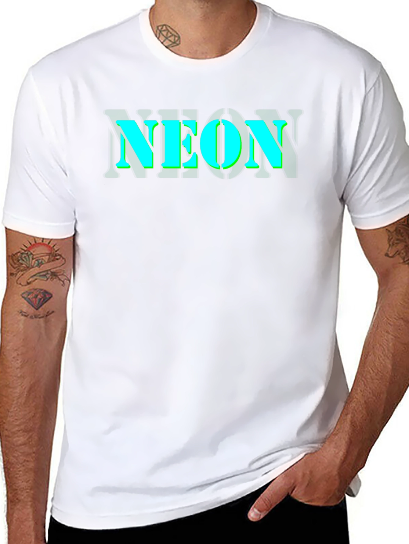 Neon Graphic Tee - Mens Short Sleeve
