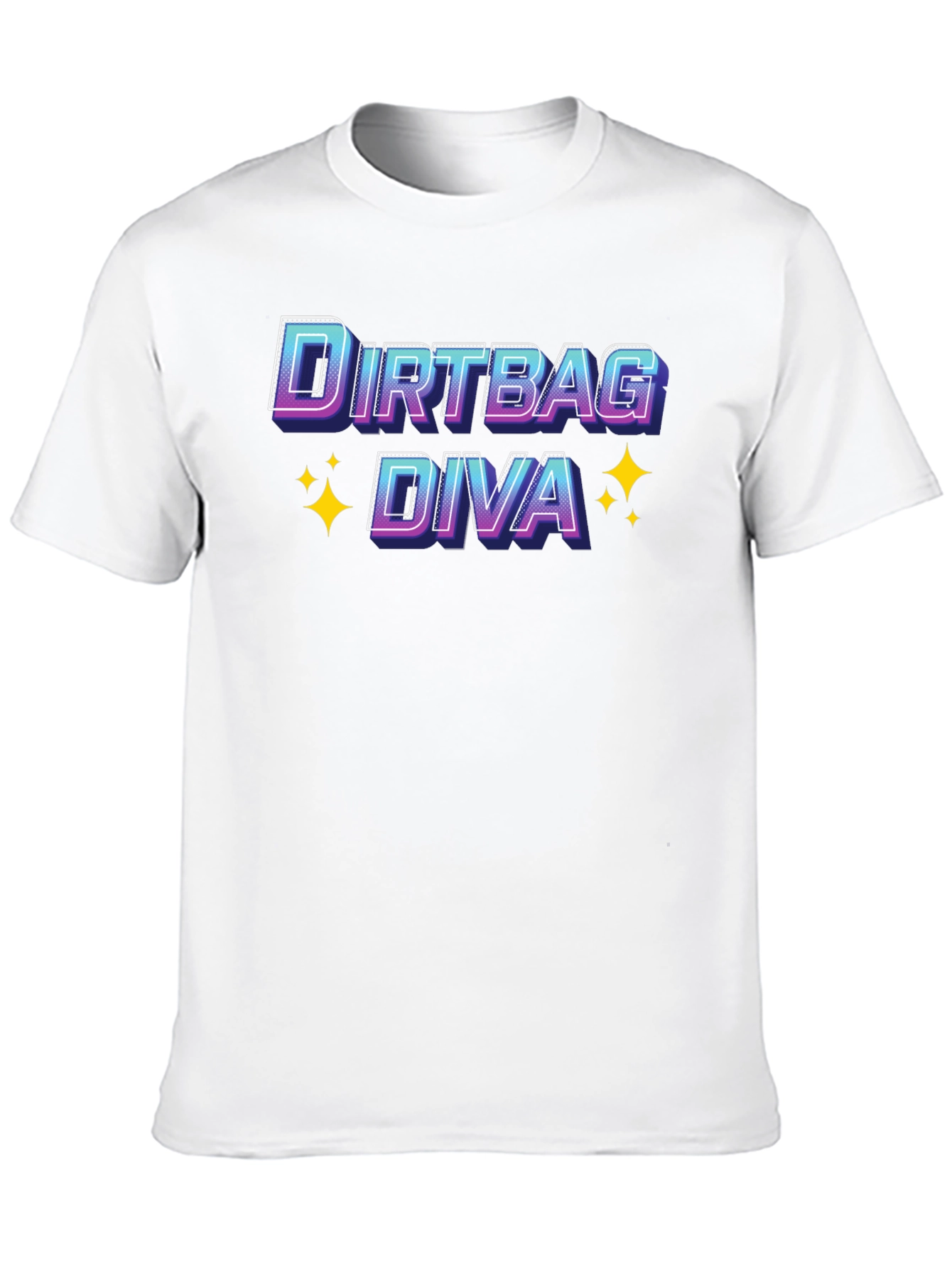 Dirtbag Diva T-Shirt - Novelty Graphic Tee