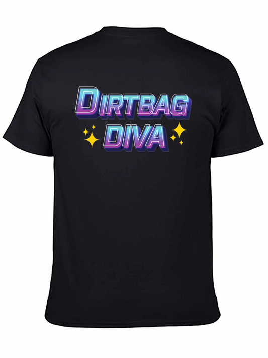 Dirtbag Diva T-Shirt - Novelty Graphic Tee