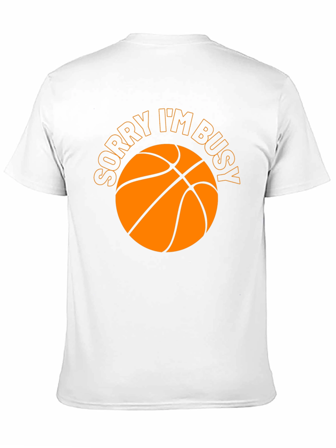 Sorry Im Busy Basketball Graphic Tee